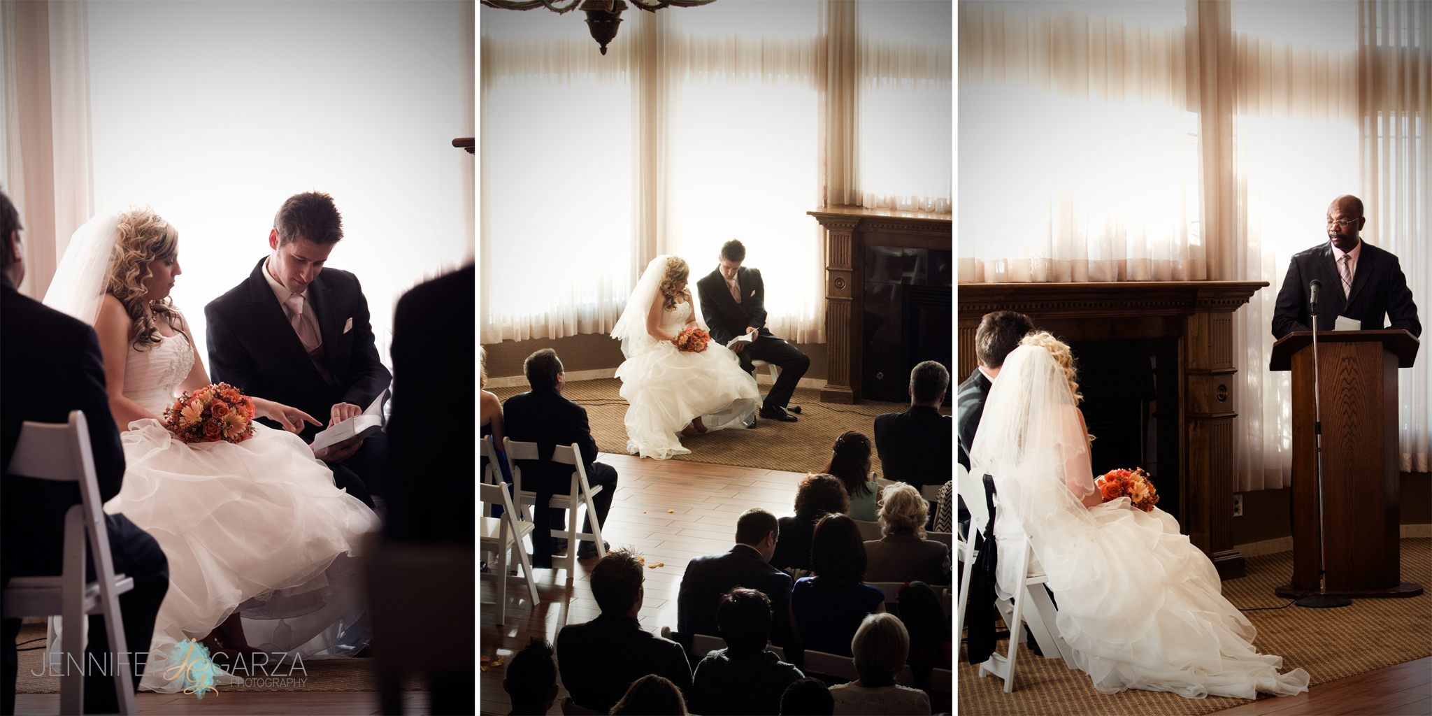 Bride & Groom praying during their indoor wedding ceremony. Annie & Tom’s Stonebrook Manor Event Center Wedding by Colorado Wedding Photographer, Jennifer Garza. Colorado Wedding Photographer, Denver Wedding Photographer, Colorado Wedding Photos, Denver Wedding Photos, Colorado Bride, Denver Bride, Stonebrook Manor Wedding, Stonebrook Manor, Rocky Mountain Bride, Couture Colorado