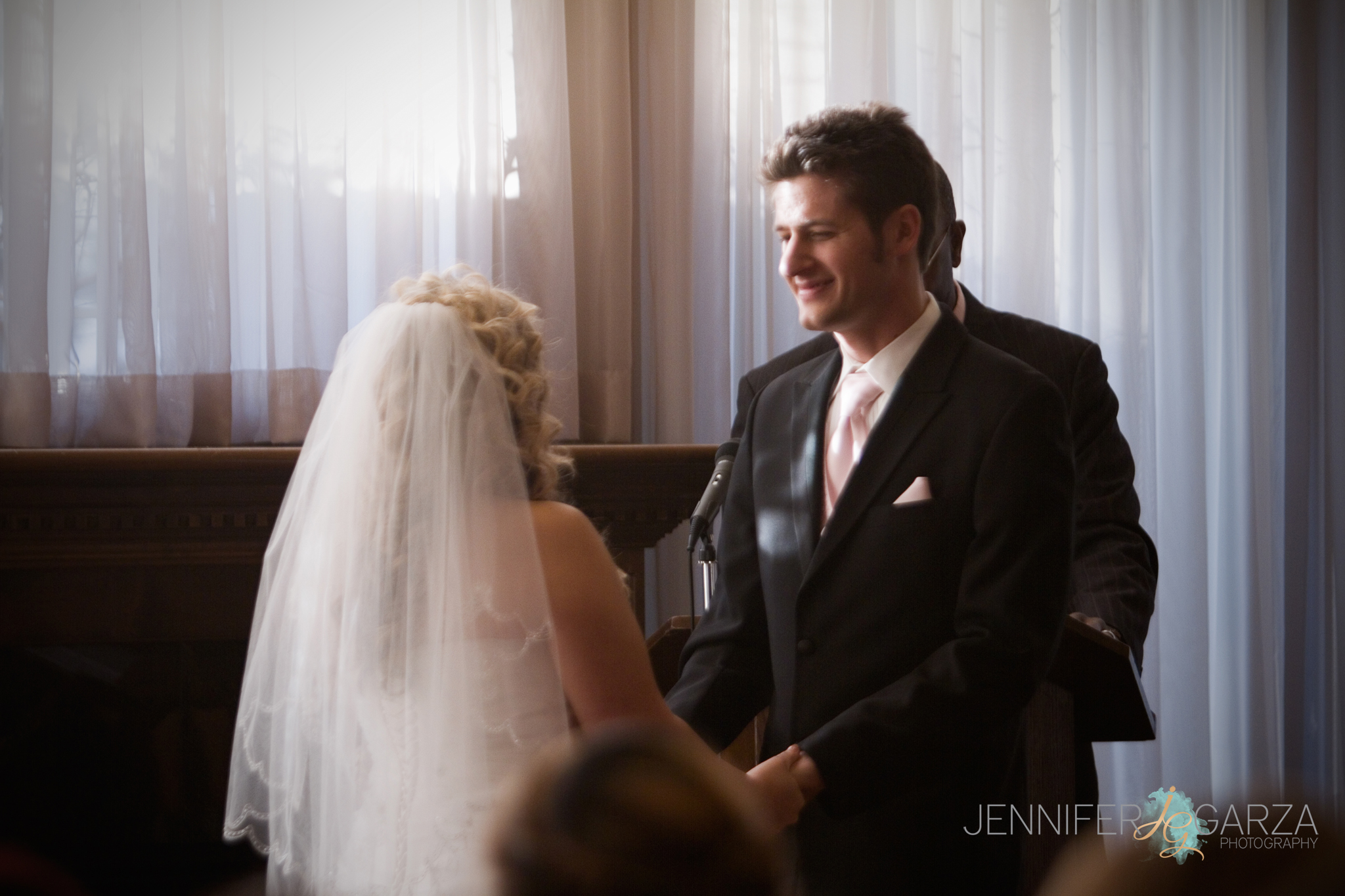 Bride and groom reciting their vows to each other. Annie & Tom’s Stonebrook Manor Event Center Wedding by Colorado Wedding Photographer, Jennifer Garza. Colorado Wedding Photographer, Denver Wedding Photographer, Colorado Wedding Photos, Denver Wedding Photos, Colorado Bride, Denver Bride, Stonebrook Manor Wedding, Stonebrook Manor, Rocky Mountain Bride, Couture Colorado