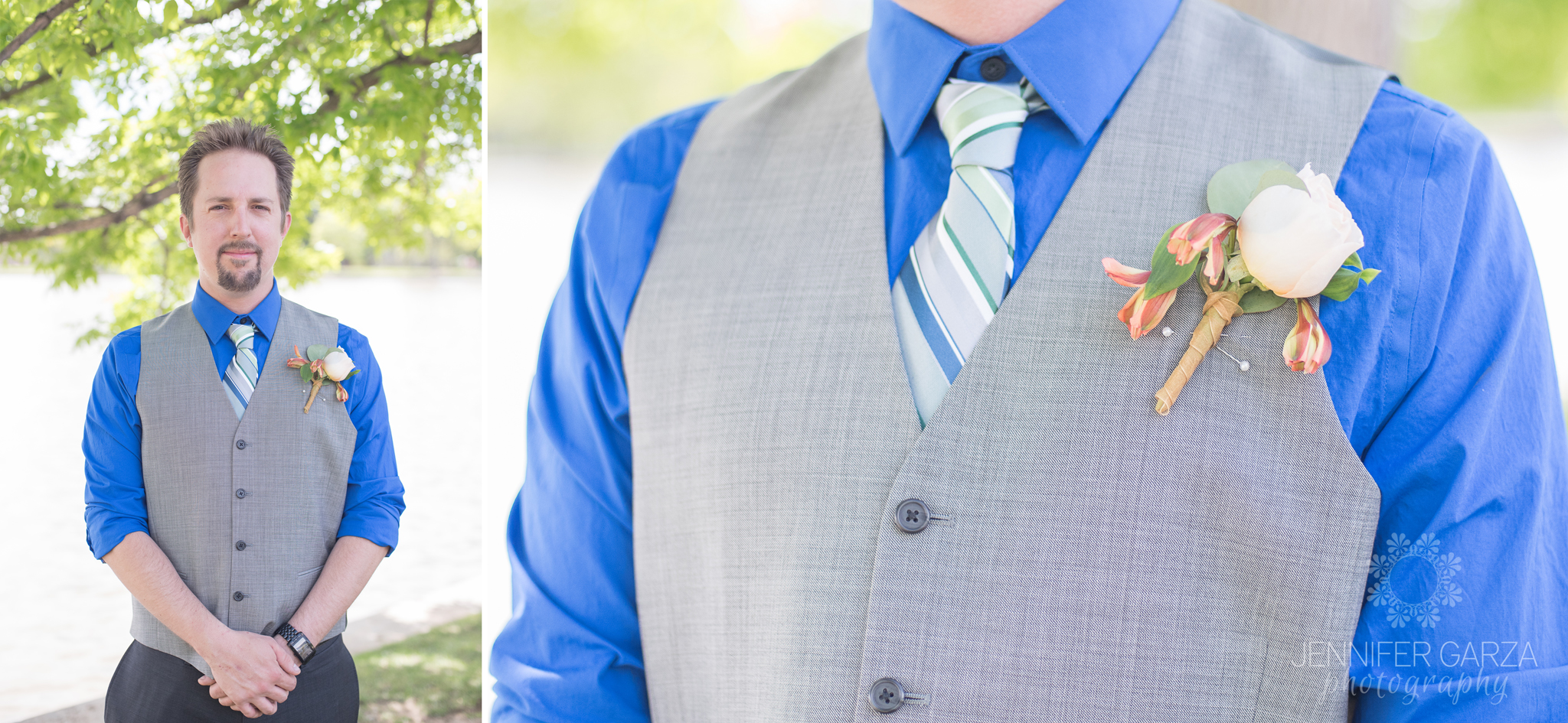 Groom Portrait and detail photos of the boutonniere. Rachael & Wes' Wash Park and Irish Rover Pub Denver Wedding by Colorado Wedding Photographer, Jennifer Garza. Colorado Wedding Photographer, Denver Wedding Photographer, Colorado Wedding Photos, Denver Wedding Photos, Colorado Bride, Denver Bride, Wash Park Wedding, Wash Park, Irish Rover Pub, Irish Rover Pub Wedding, Pub Wedding, Park Wedding