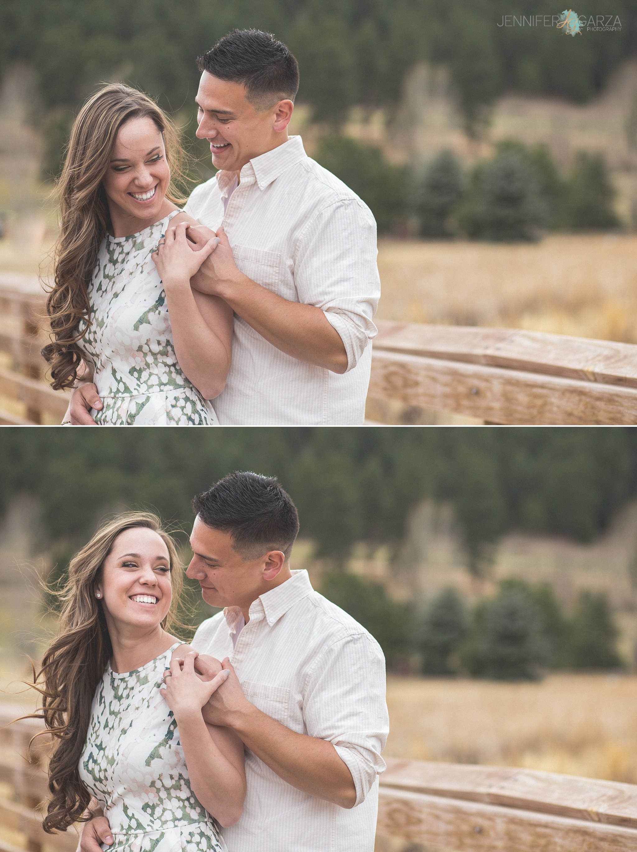 Brooke & Aaron had a great time during their Epic Engagement Shoot at Evergreen Lake House.