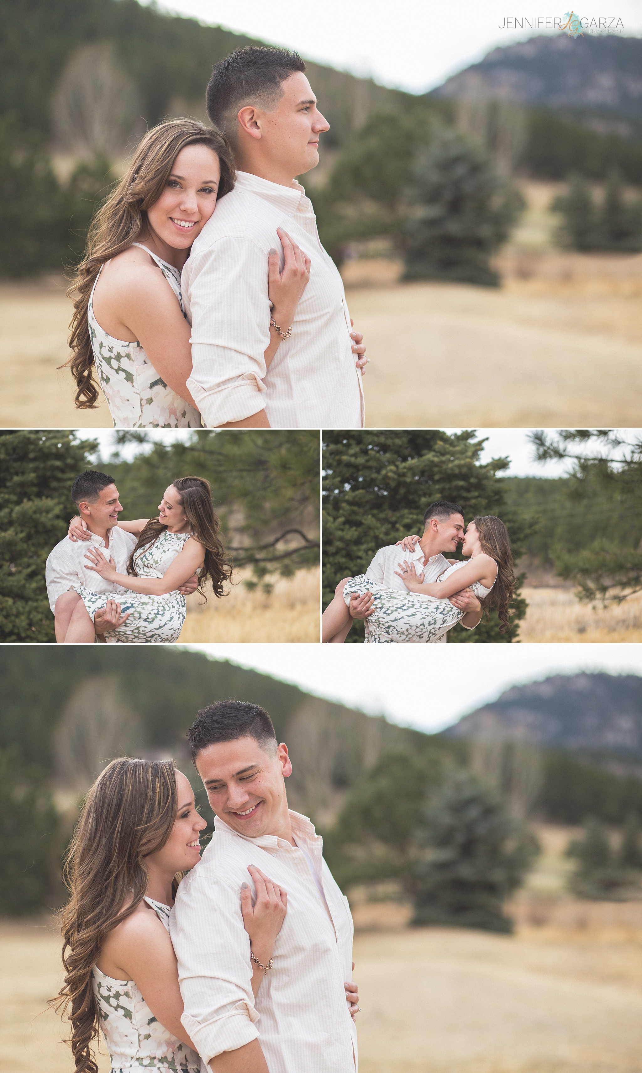 Brooke & Aaron had a great time during their Epic Engagement Shoot at Evergreen Lake House.