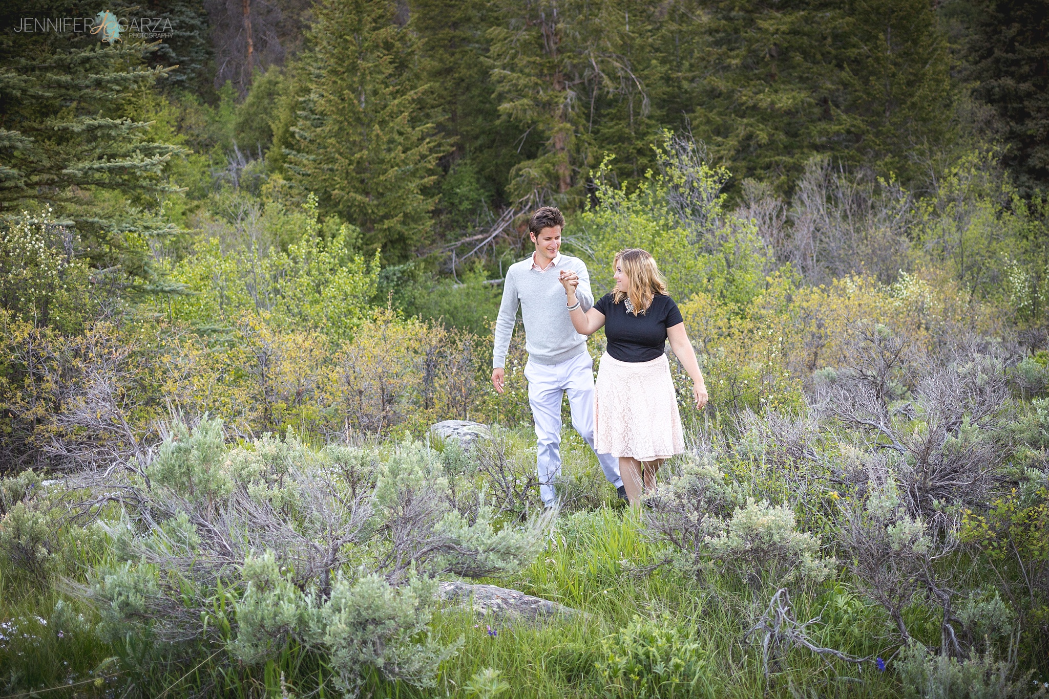 Annie & Tom - Sylvan Lake Family Photo Session near Vail, Colorado.