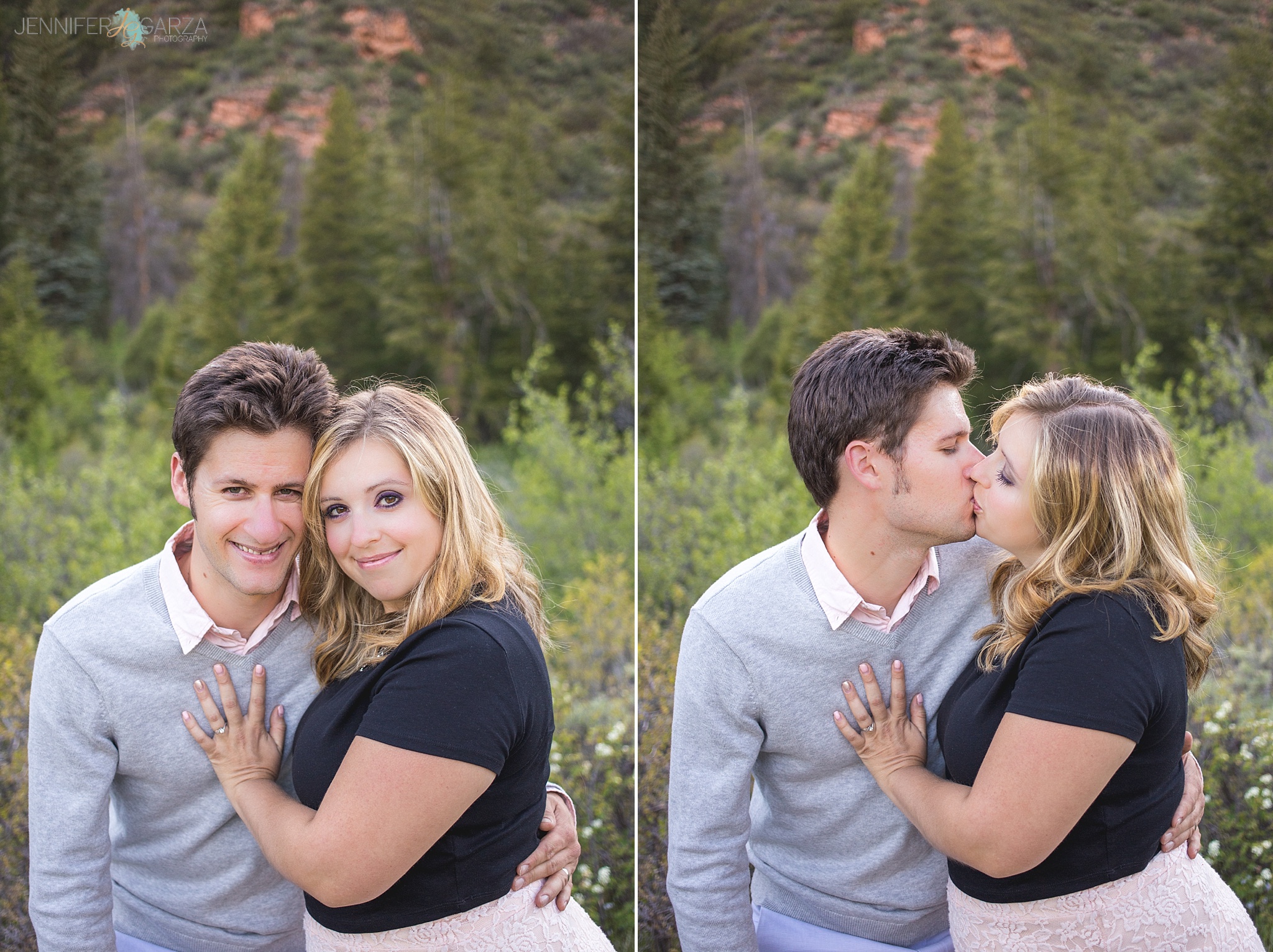 Annie & Tom - Sylvan Lake Family Photo Session near Vail, Colorado.