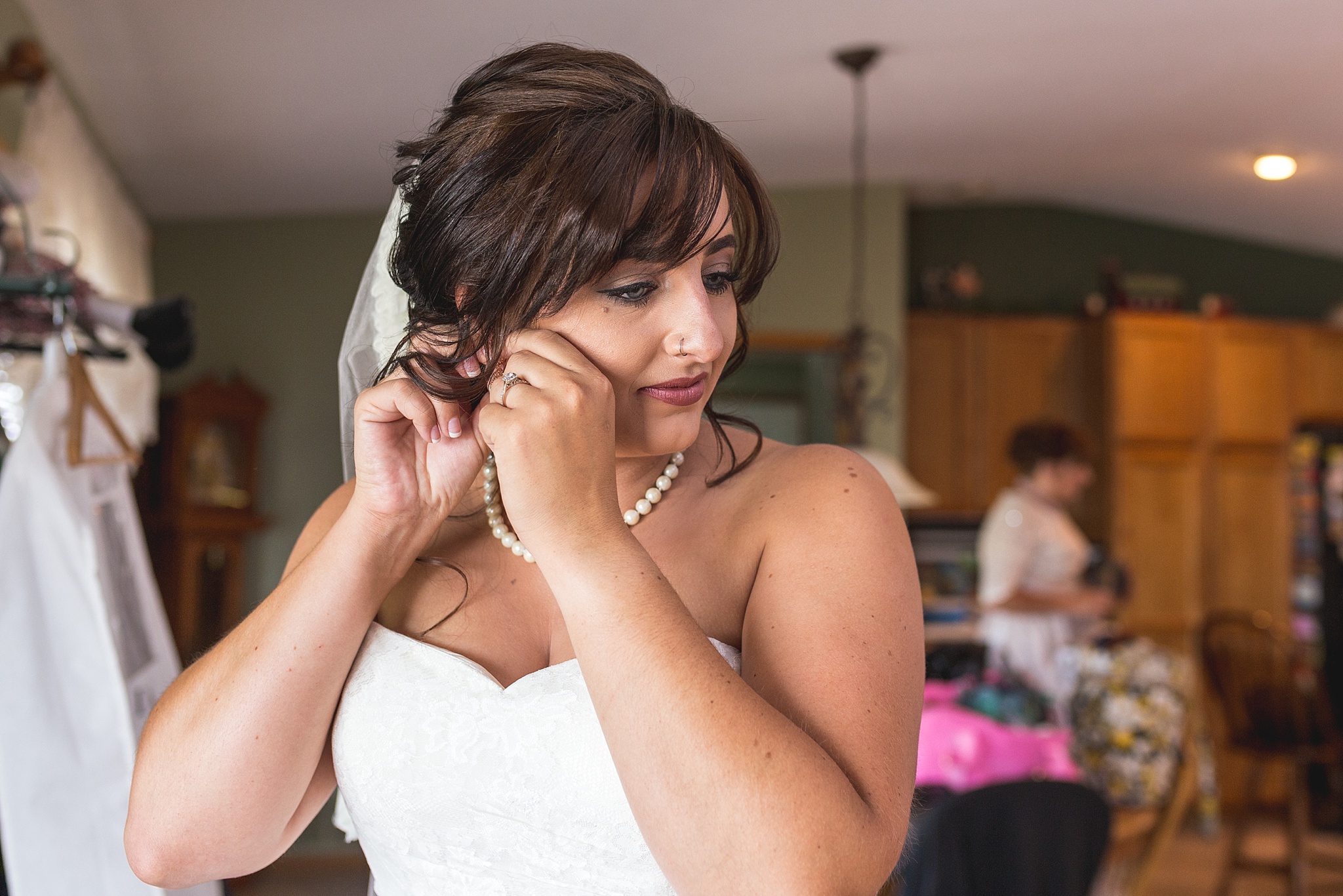 Bride getting ready. Katie & Jake’s Castle Rock Wedding at the Douglas County Fairgrounds by Colorado Wedding Photographer, Jennifer Garza. Colorado Wedding Photographer, Colorado Wedding Photography, Douglas County Fairgrounds Wedding Photography, Castle Rock Wedding Photography, Castle Rock Wedding Photographer, Colorado Wedding Photography, Colorado Wedding Photographer, Colorado Wedding, Rustic Wedding, Colorado Bride, Rocky Mountain Bride