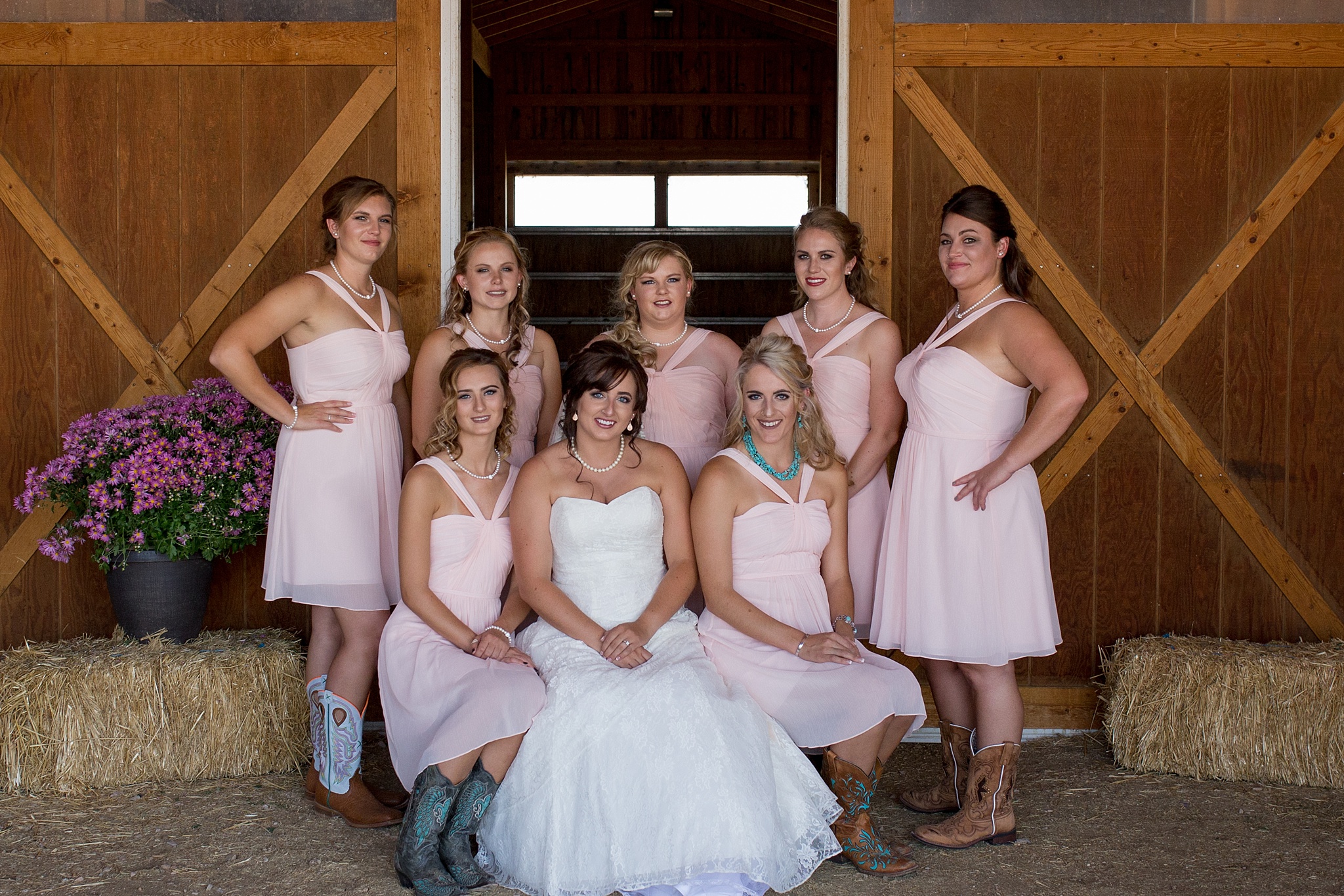 Bride & Bridesmaids Portraits. Katie & Jake’s Castle Rock Wedding at the Douglas County Fairgrounds by Colorado Wedding Photographer, Jennifer Garza. Colorado Wedding Photographer, Colorado Wedding Photography, Douglas County Fairgrounds Wedding Photography, Castle Rock Wedding Photography, Castle Rock Wedding Photographer, Colorado Wedding Photography, Colorado Wedding Photographer, Colorado Wedding, Rustic Wedding, Colorado Bride, Rocky Mountain Bride