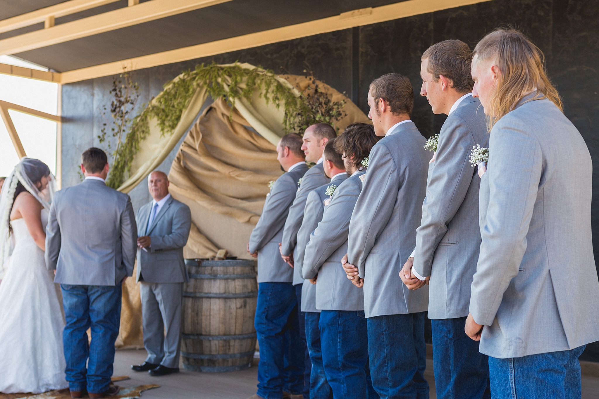 Bride & Groom exchanging vows during the ceremony. Katie & Jake’s Castle Rock Wedding at the Douglas County Fairgrounds by Colorado Wedding Photographer, Jennifer Garza. Colorado Wedding Photographer, Colorado Wedding Photography, Douglas County Fairgrounds Wedding Photography, Castle Rock Wedding Photography, Castle Rock Wedding Photographer, Colorado Wedding Photography, Colorado Wedding Photographer, Colorado Wedding, Rustic Wedding, Colorado Bride, Rocky Mountain Bride