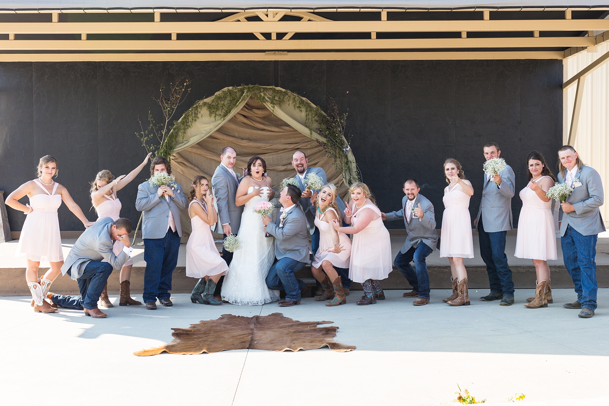 Bridal party portraits. Katie & Jake’s Castle Rock Wedding at the Douglas County Fairgrounds by Colorado Wedding Photographer, Jennifer Garza. Colorado Wedding Photographer, Colorado Wedding Photography, Douglas County Fairgrounds Wedding Photography, Castle Rock Wedding Photography, Castle Rock Wedding Photographer, Colorado Wedding Photography, Colorado Wedding Photographer, Colorado Wedding, Rustic Wedding, Colorado Bride, Rocky Mountain Bride