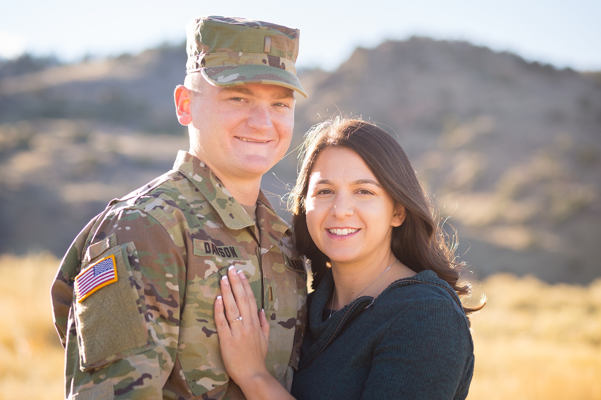 Tania & Chris' Mt. Falcon Engagement Session by Jennifer Garza Photography, Mt. Falcon Engagement Session, Mt. Falcon Engagement Photos, Morrison Engagement Photos, Red Rocks Engagement Photos, Colorado Engagement Photos, Colorado Engagement, Rocky Mountain Bride, Military Veteran, Military Engagement Photos