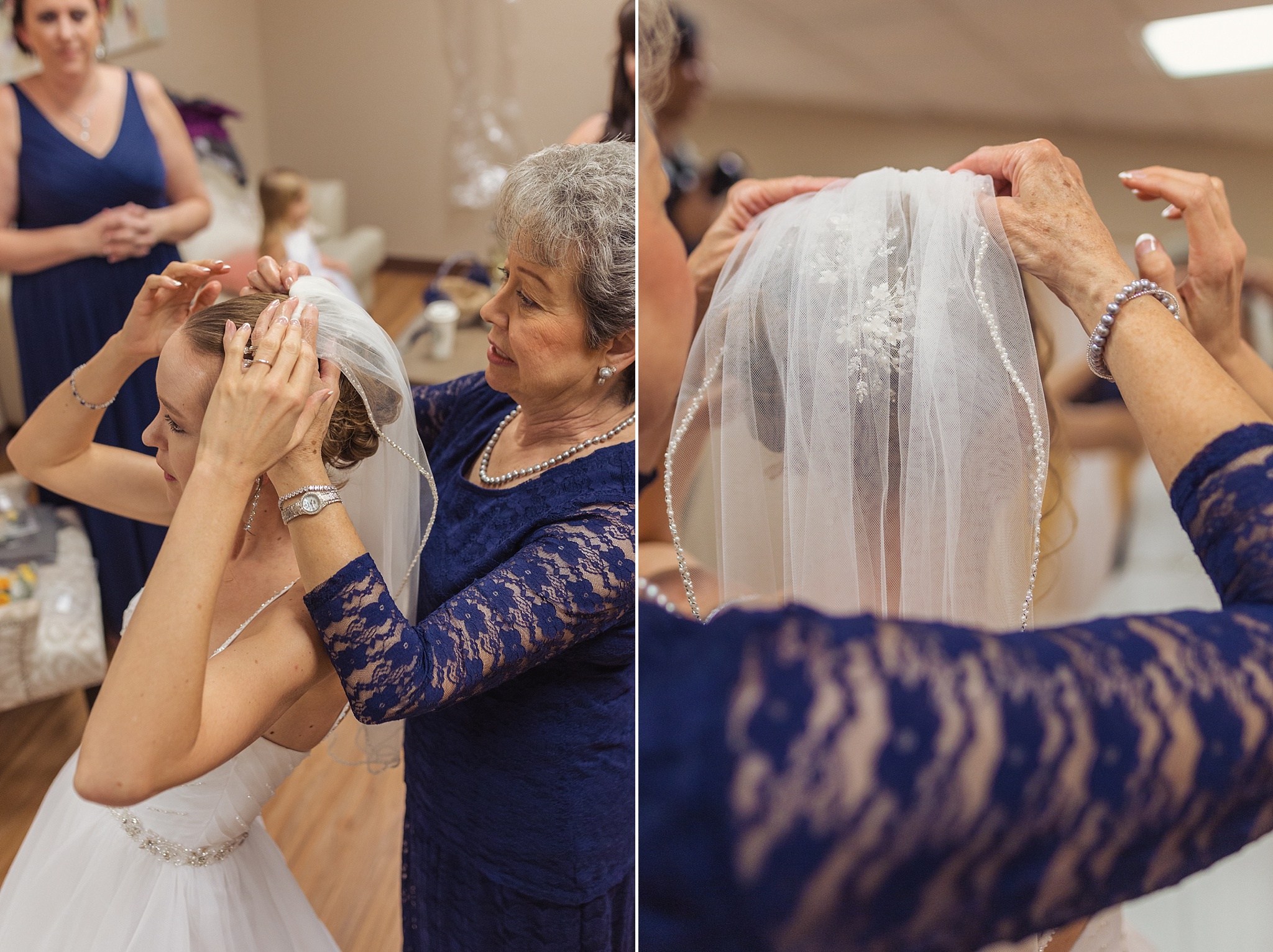 Bride putting her veil on. Sheri & Damon's Colorado Springs Wedgewood Black Forest Wedding by Colorado Wedding Photographer, Jennifer Garza. Colorado Wedding Photographer, Colorado Wedding Photography, Colorado Springs Wedding Photographer, Colorado Springs Wedding Photography, Wedgewood Weddings, Wedgewood Weddings Black Forest, Wedgewood Black Forest, Colorado Wedding, Mountain Wedding, Rocky Mountain Bride, Colorado Bride