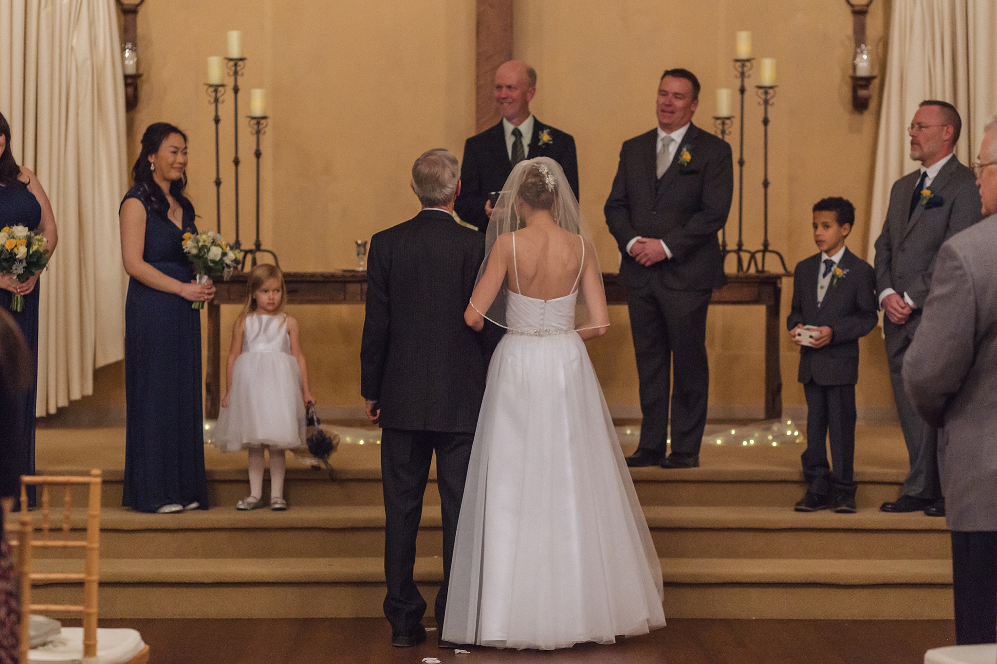 Father and Bride walking down the aisle. Sheri & Damon's Colorado Springs Wedgewood Black Forest Wedding by Colorado Wedding Photographer, Jennifer Garza. Colorado Wedding Photographer, Colorado Wedding Photography, Colorado Springs Wedding Photographer, Colorado Springs Wedding Photography, Wedgewood Weddings, Wedgewood Weddings Black Forest, Wedgewood Black Forest, Colorado Wedding, Mountain Wedding, Rocky Mountain Bride, Colorado Bride