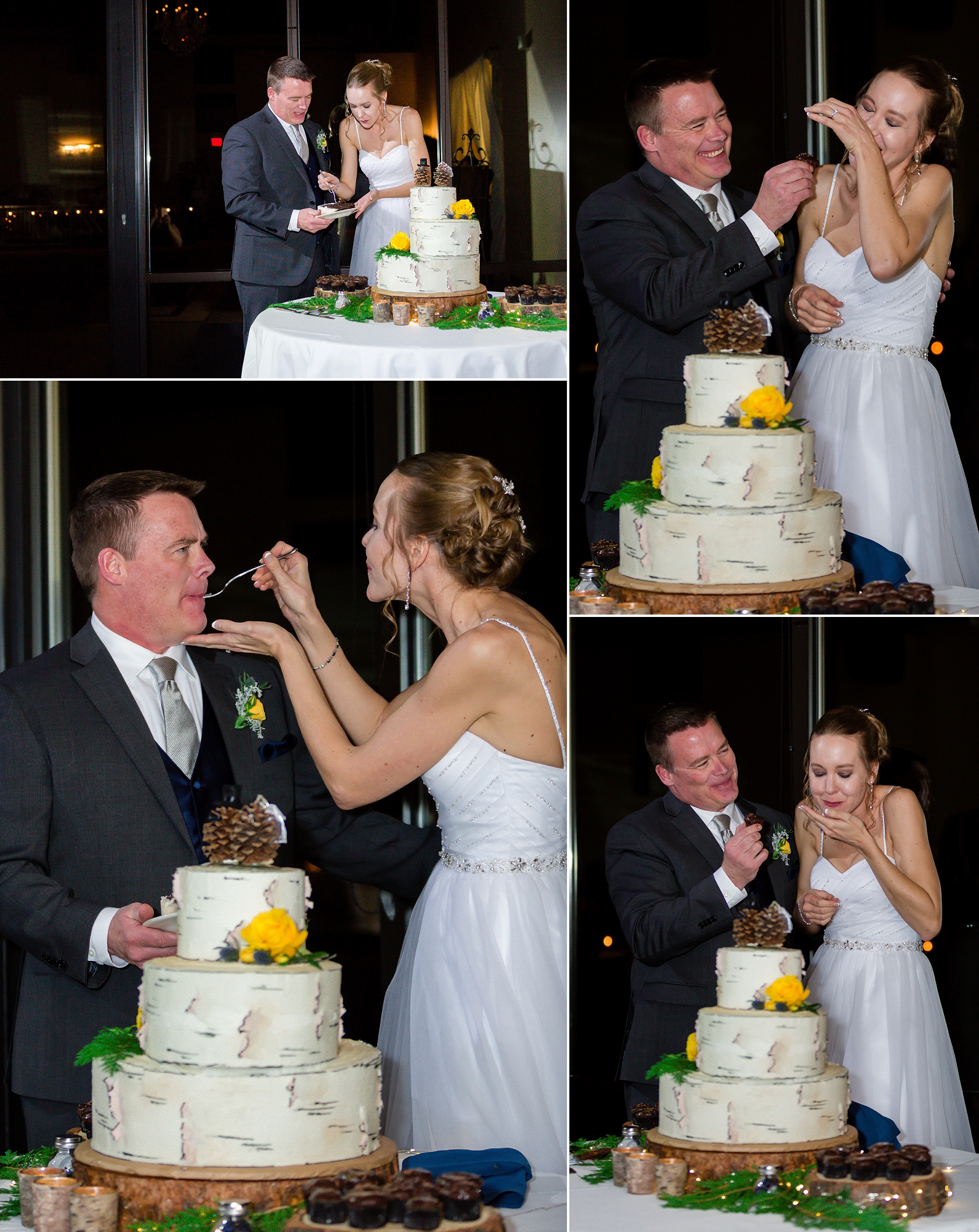 Bride & Groom cutting their wedding cake. Sheri & Damon's Colorado Springs Wedgewood Black Forest Wedding by Colorado Wedding Photographer, Jennifer Garza. Colorado Wedding Photographer, Colorado Wedding Photography, Colorado Springs Wedding Photographer, Colorado Springs Wedding Photography, Wedgewood Weddings, Wedgewood Weddings Black Forest, Wedgewood Black Forest, Colorado Wedding, Mountain Wedding, Rocky Mountain Bride, Colorado Bride