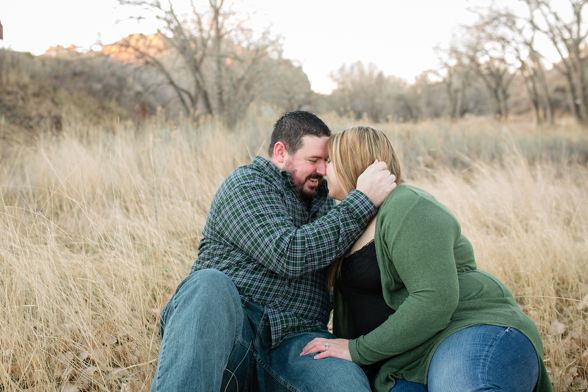 Couple embracing during their Devil’s Backbone engagement session. Briana & Kevin’s Devil’s Backbone and Sweetheart Lanes Engagement Session by Colorado Engagement Photographer, Jennifer Garza. Devil's Backbone Engagement, Devil's Backbone Engagement Session, Loveland Engagement Session, Colorado Engagement Photography, Colorado Engagement Photos, Sweetheart Lanes Bowling Alley, Bowling Alley Engagement, Bowling Engagement Session, Bowling Engagement Photography, Wedding Inspo, Colorado Wedding, Colorado Bride, Brides of Colorado, Bride to Be, Couples Goals