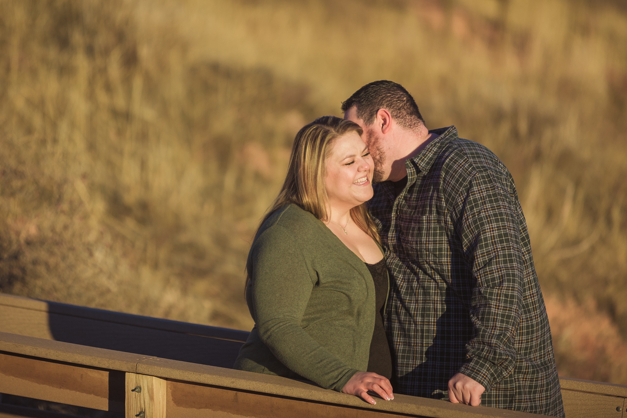 Man whispering into his fiancé’s ear during their Devil’s Backbone engagement session. Briana & Kevin’s Devil’s Backbone and Sweetheart Lanes Engagement Session by Colorado Engagement Photographer, Jennifer Garza. Devil's Backbone Engagement, Devil's Backbone Engagement Session, Loveland Engagement Session, Colorado Engagement Photography, Colorado Engagement Photos, Sweetheart Lanes Bowling Alley, Bowling Alley Engagement, Bowling Engagement Session, Bowling Engagement Photography, Wedding Inspo, Colorado Wedding, Colorado Bride, Brides of Colorado, Bride to Be, Couples Goals