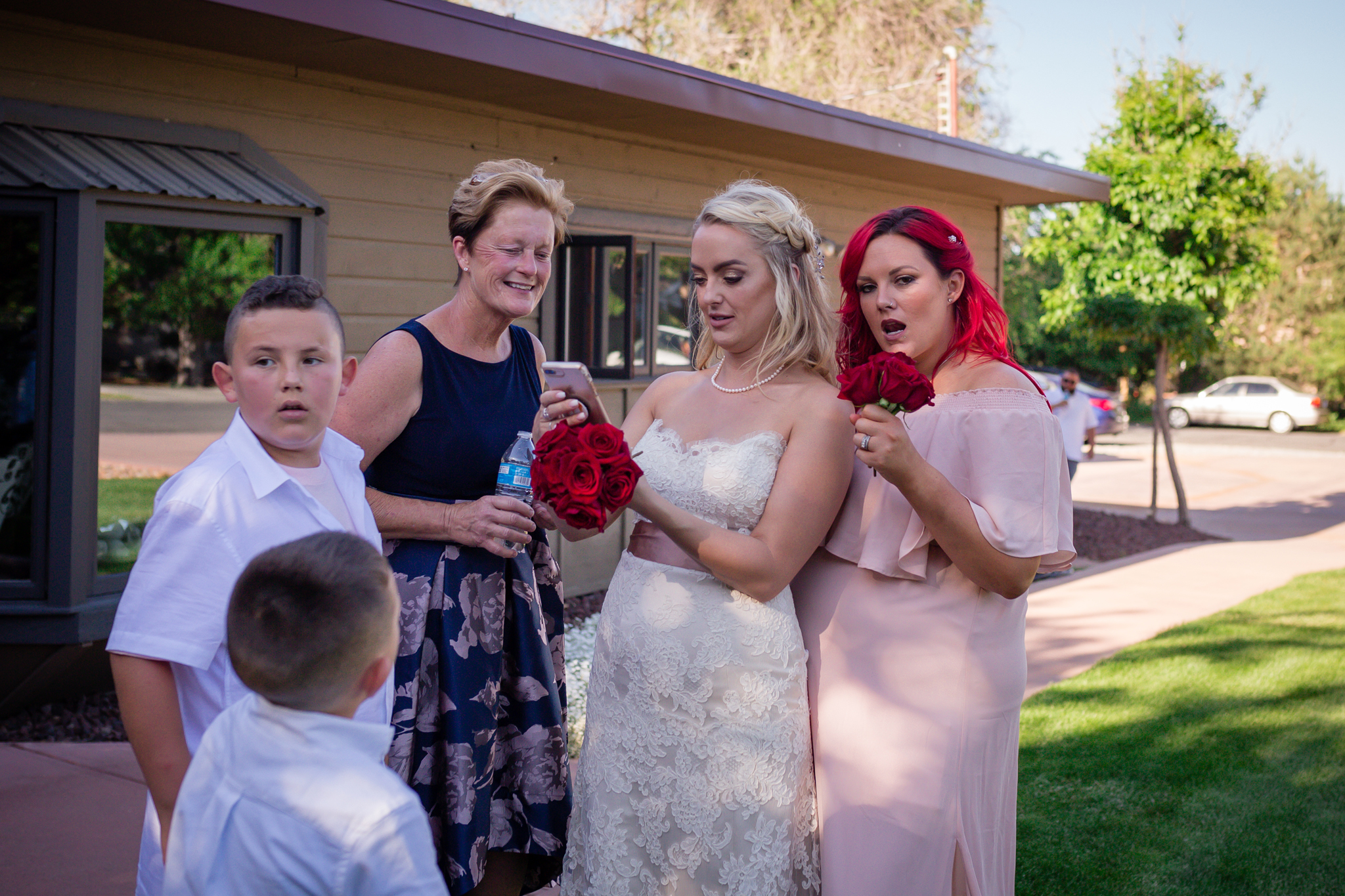 Bride & family having fun after the wedding ceremony. Kyley & Brian's Boulder Backyard Wedding and The Mediterranean Restaurant Reception by Colorado Wedding Photographer, Jennifer Garza. Colorado Wedding Photographer, Colorado Wedding Photography, Colorado Top Wedding Photographer, Boulder Wedding Photographer, Boulder Wedding, Backyard Wedding Photographer, Backyard Wedding, The Mediterranean Restaurant, The Med, The Med Reception, Intimate Wedding, Small Intimate Wedding, Rocky Mountain Wedding, Rocky Mountain Bride, Colorado Bride, Here Comes the Bride, Couples Goals, Brides of Colorado