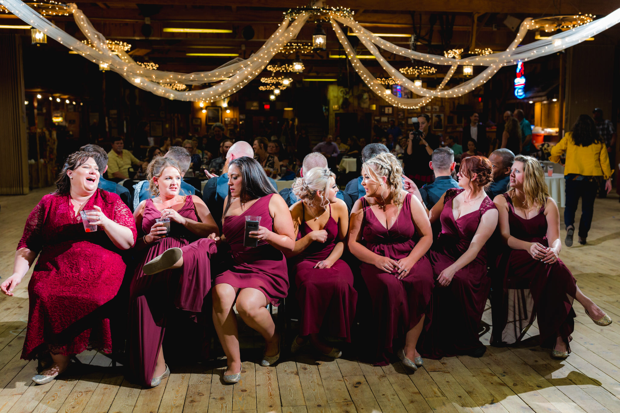The bridesmaids about to play musical chairs against the groomsmen. Briana and Kevin's Terry Bison Ranch Wedding by Wyoming Wedding Photographer Jennifer Garza, Wyoming Wedding, Wyoming Wedding Photographer, Wyoming Engagement Photographer, Wyoming Bride, Couples Goals, Wyoming Wedding, Wedding Photographer, Wyoming Photographer, Wyoming Wedding Photography, Wedding Inspiration, Destination Wedding Photographer, Fall Wedding, Ranch Wedding, Rustic Wedding Inspiration, Wedding Dress Inspo