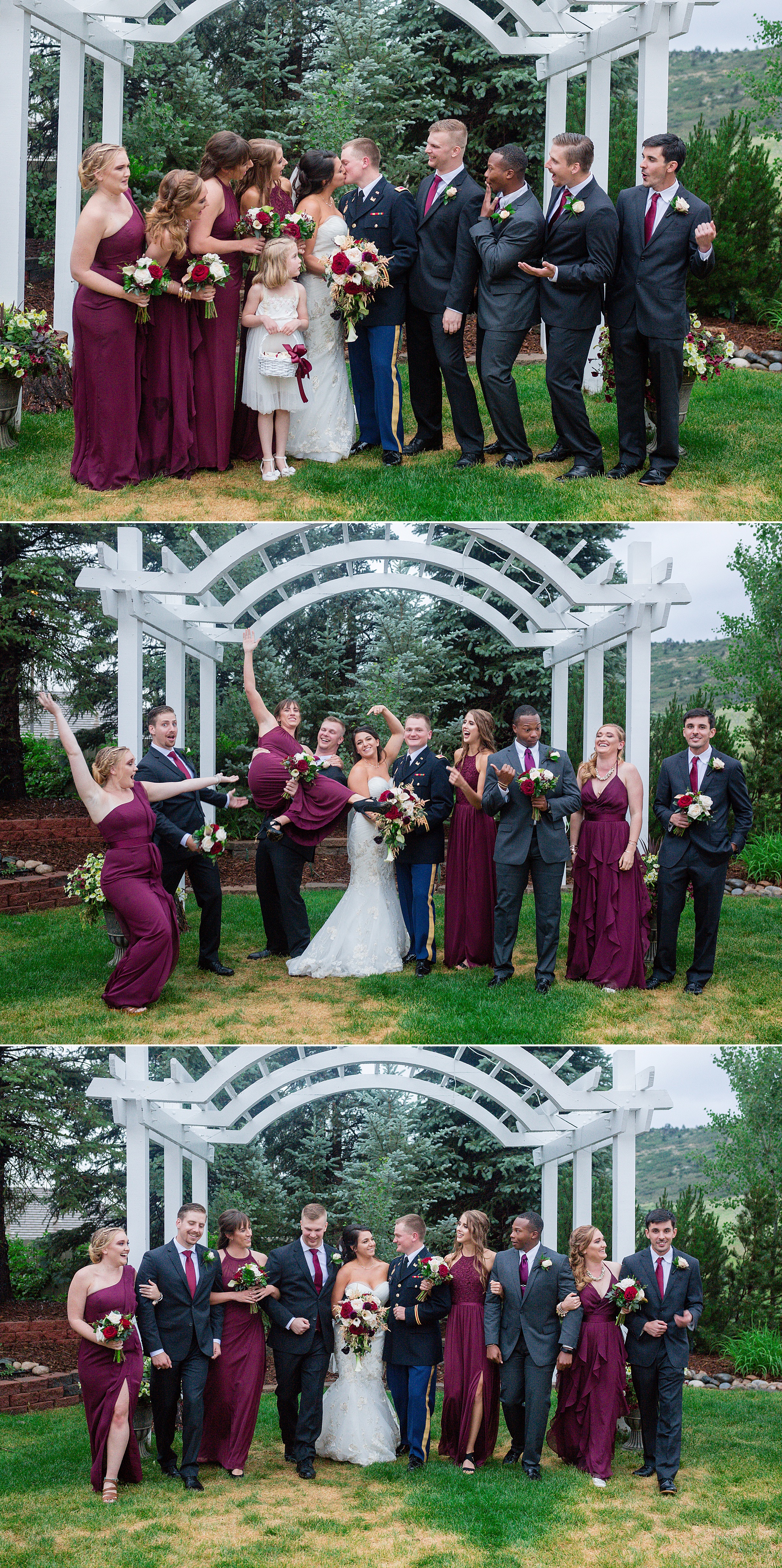 Bridal Party Portraits. Tania & Chris' Denver Wedding at the Wedgewood Ken Caryl by Colorado Wedding Photography, Jennifer Garza. Colorado Wedding Photographer, Colorado Wedding Photography, Denver Wedding Photographer, Denver Wedding Photography, US Marine Corp Wedding, US Marine Corp, Military Wedding, US Marines, Wedgewood Weddings, Wedgewood Weddings Ken Caryl, Colorado Wedding, Denver Wedding, Wedding Photographer, Colorado Bride, Brides of Colorado