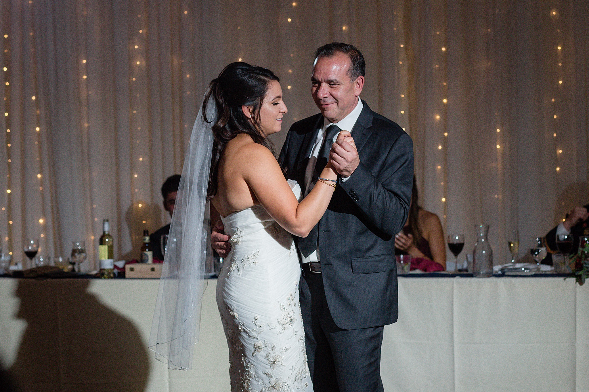 Bride & Father dancing during the wedding reception. Tania & Chris' Denver Wedding at the Wedgewood Ken Caryl by Colorado Wedding Photography, Jennifer Garza. Colorado Wedding Photographer, Colorado Wedding Photography, Denver Wedding Photographer, Denver Wedding Photography, US Marine Corp Wedding, US Marine Corp, Military Wedding, US Marines, Wedgewood Weddings, Wedgewood Weddings Ken Caryl, Colorado Wedding, Denver Wedding, Wedding Photographer, Colorado Bride, Brides of Colorado