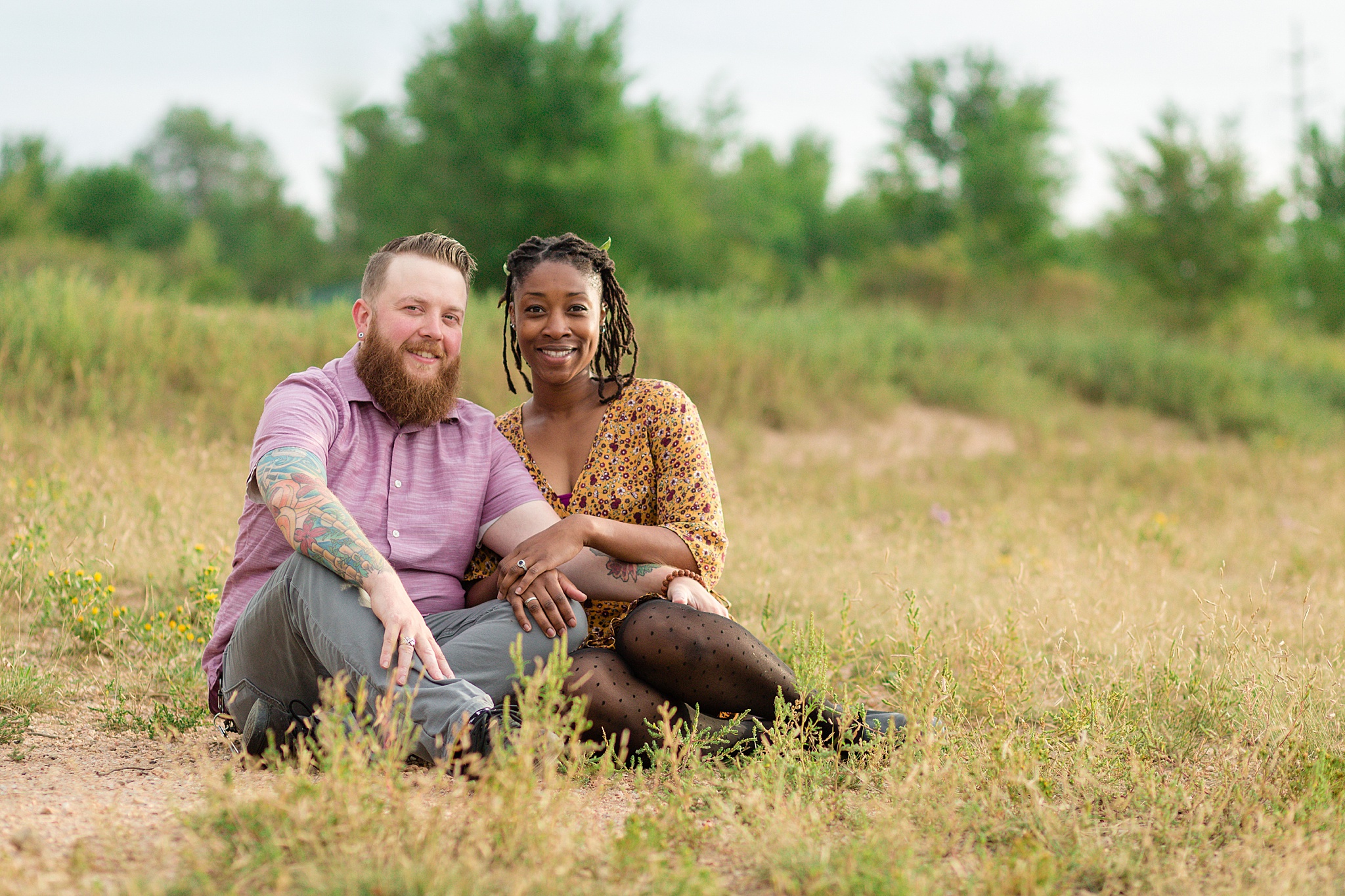 Latrice & Drew's Bear Creek Dog Park & Colorado Springs Engagement Session by Colorado Engagement Photographer, Jennifer Garza. Colorado Engagement Photographer, Colorado Engagement Photography, Colorado Springs Engagement Photographer, Colorado Springs Engagement, Bear Creek Dog Park, Dog Engagement Photos, Dog Park Engagement Session, Engagement Photos, Wedding Inspo, Couples Goals, Rocky Mountain Bride, Colorado Bride