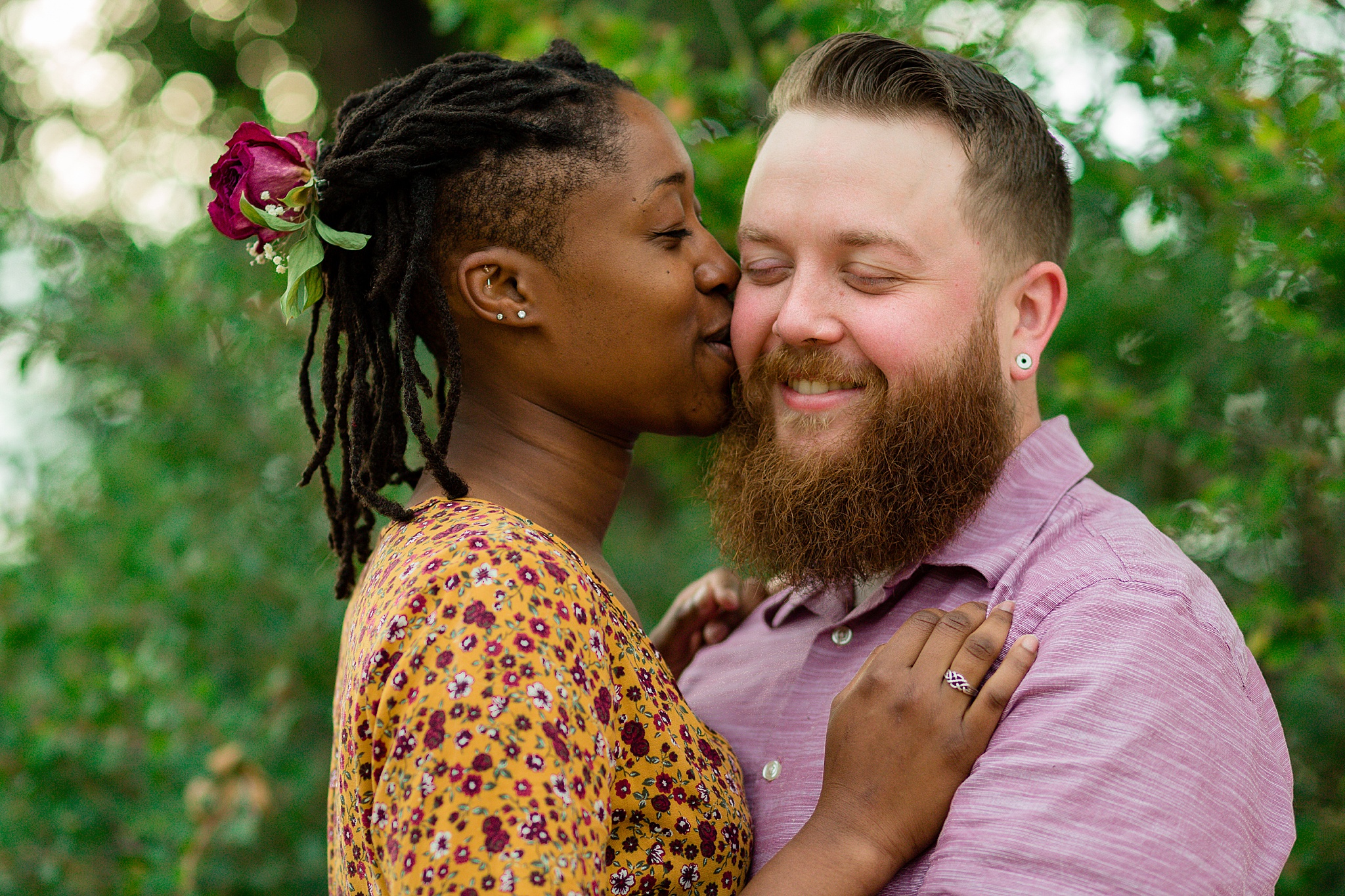 Latrice & Drew's Bear Creek Dog Park & Colorado Springs Engagement Session by Colorado Engagement Photographer, Jennifer Garza. Colorado Engagement Photographer, Colorado Engagement Photography, Colorado Springs Engagement Photographer, Colorado Springs Engagement, Bear Creek Dog Park, Dog Engagement Photos, Dog Park Engagement Session, Engagement Photos, Wedding Inspo, Couples Goals, Rocky Mountain Bride, Colorado Bride