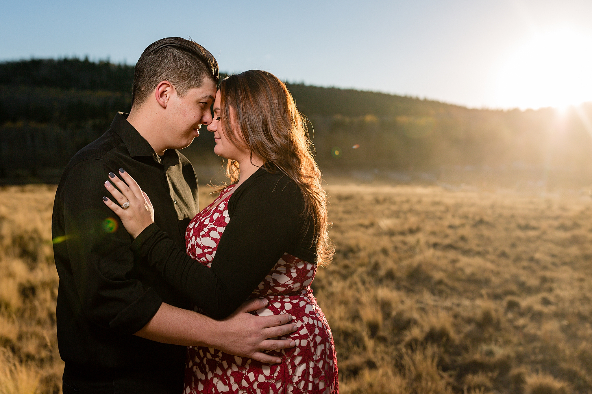 Mikala & Grant's Kenosha Pass Fall Engagement Session by Colorado Engagement Photographer, Jennifer Garza. Kenosha Pass Engagement, Kenosha Pass Engagement Session, Colorado Fall Engagement, Colorado Fall Engagement Photos, Kenosha Pass Fall Engagement, Fall Engagement Photography, Fall Engagement Photos, Colorado Engagement Photographer, Colorado Engagement Photography, Mountain Engagement Photographer, Mountain Engagement Photos, Rocky Mountain Bride, Wedding Inspo, Colorado Bride, Bride to Be