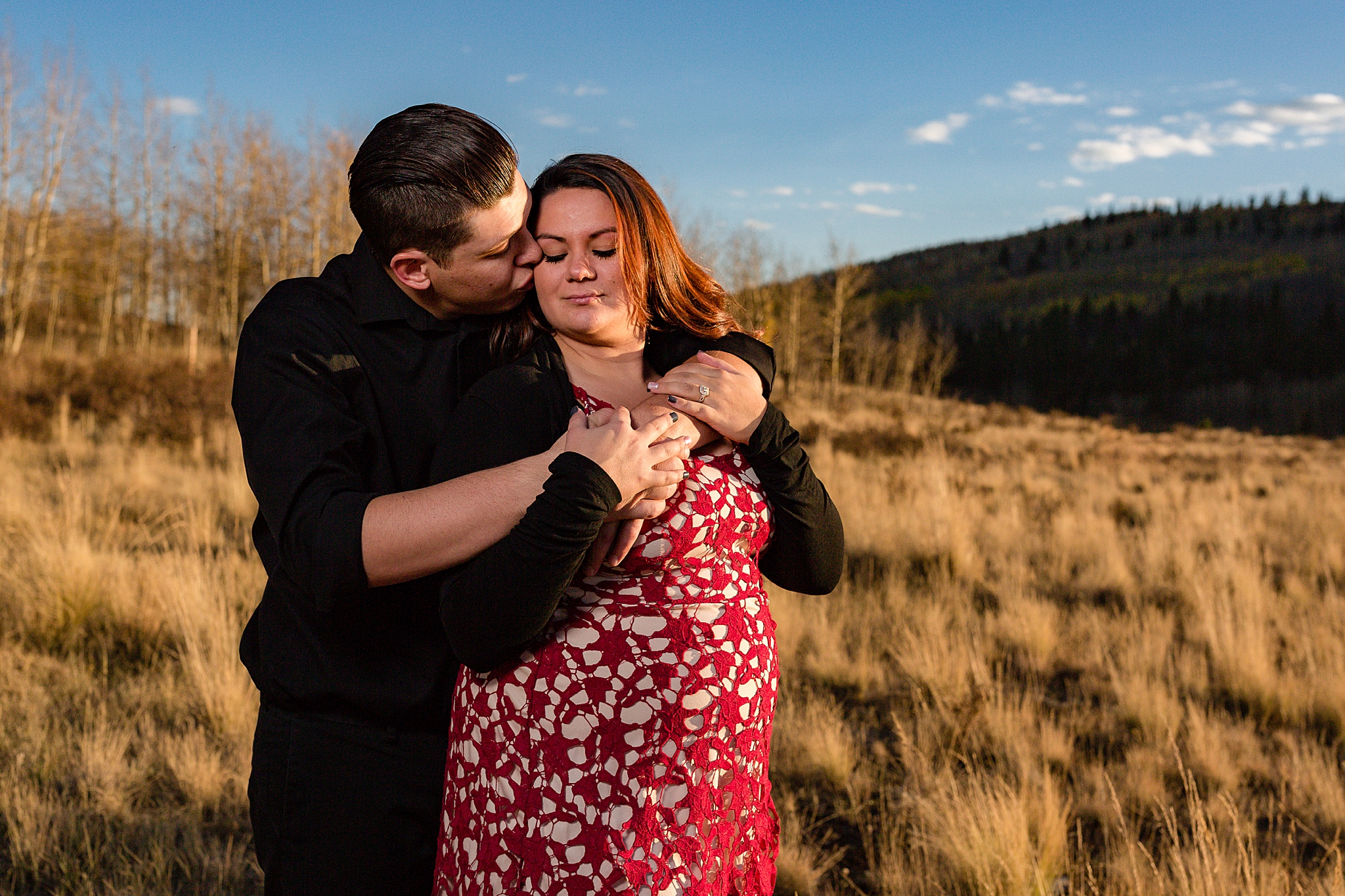 Mikala & Grant's Kenosha Pass Fall Engagement Session by Colorado Engagement Photographer, Jennifer Garza. Kenosha Pass Engagement, Kenosha Pass Engagement Session, Colorado Fall Engagement, Colorado Fall Engagement Photos, Kenosha Pass Fall Engagement, Fall Engagement Photography, Fall Engagement Photos, Colorado Engagement Photographer, Colorado Engagement Photography, Mountain Engagement Photographer, Mountain Engagement Photos, Rocky Mountain Bride, Wedding Inspo, Colorado Bride, Bride to Be