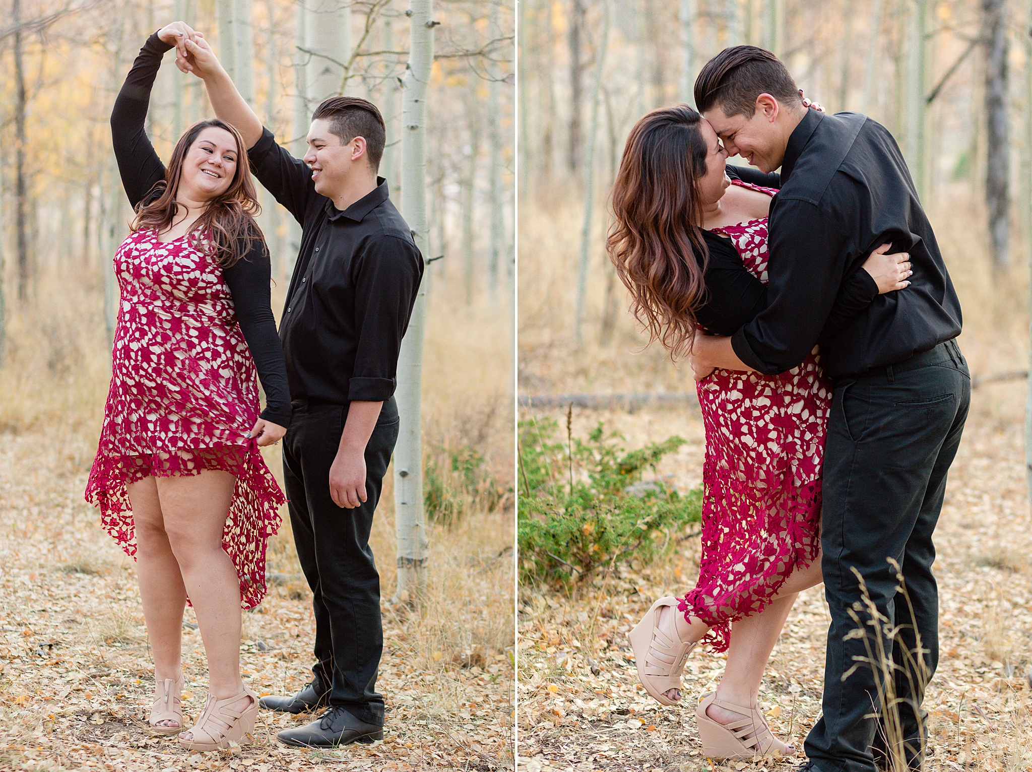 Mikala & Grant's Kenosha Pass Fall Engagement Session by Colorado Engagement Photographer, Jennifer Garza. Kenosha Pass Engagement, Kenosha Pass Engagement Session, Colorado Fall Engagement, Colorado Fall Engagement Photos, Kenosha Pass Fall Engagement, Fall Engagement Photography, Fall Engagement Photos, Colorado Engagement Photographer, Colorado Engagement Photography, Mountain Engagement Photographer, Mountain Engagement Photos, Rocky Mountain Bride, Wedding Inspo, Colorado Bride, Bride to Be