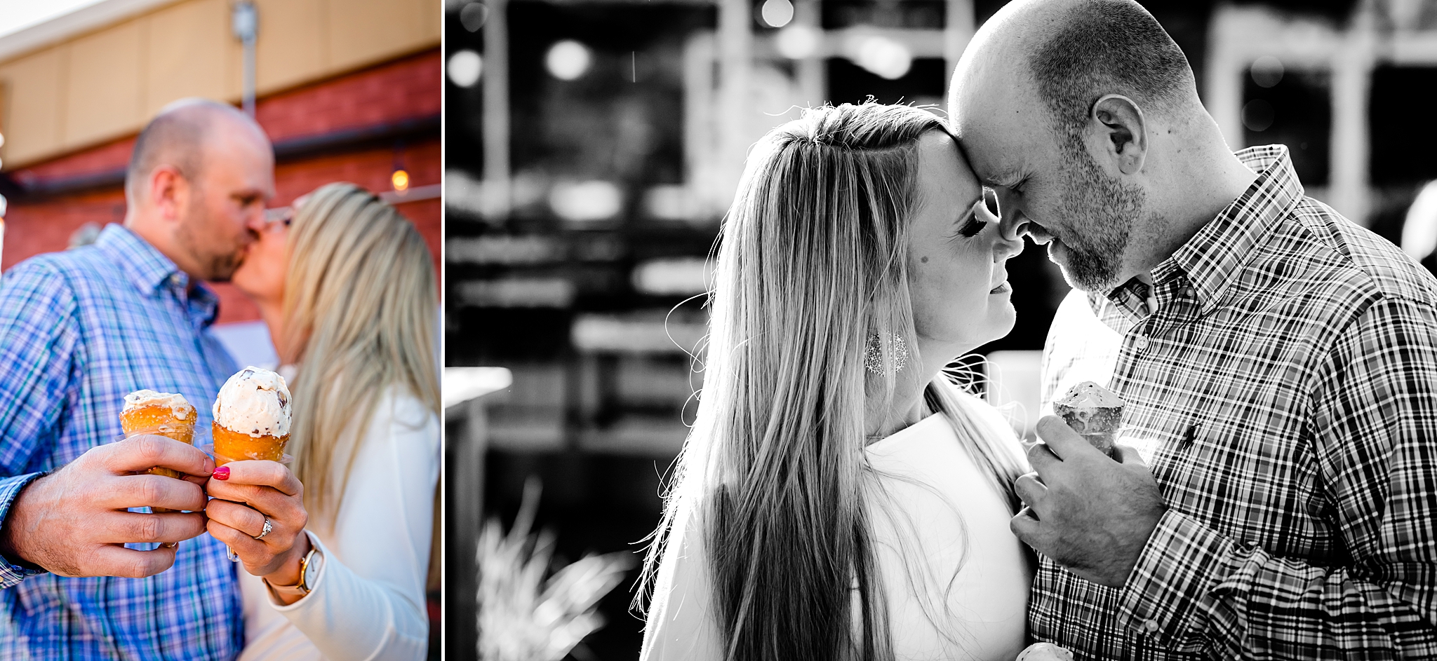 Couple eating ice cream at Sweet Cow during their Colorado engagement session. Kelli & Jason’s Sweet Cow Ice Cream and Davidson Mesa Fall Engagement Session by Colorado Engagement Photographer, Jennifer Garza. Colorado Engagement Photographer, Colorado Engagement Photography, Sweet Cow Engagement Session, Davidson Mesa Engagement Session, Colorado Fall Engagement Photos, Fall Engagement Photography, Mountain Engagement Photographer, Colorado Wedding, Colorado Bride, MagMod