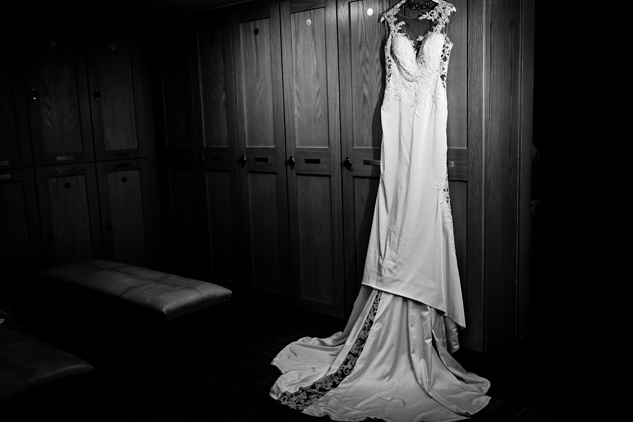 Wedding dress hanging up. Kelli & Jason's golf course wedding at The Ranch Country Club by Colorado Wedding Photographer Jennifer Garza, Small wedding ideas, Intimate wedding, Golf Course Wedding, Country Club Wedding, Summer Wedding, Golf Wedding, Wedding planning, Colorado Wedding Photographer, Colorado Elopement Photographer, Colorado Elopement, Colorado Wedding, Elope in Colorado, Denver Wedding Photographer, Denver Wedding, Wedding Inspiration, Summer Wedding Inspiration, Colorado Bride