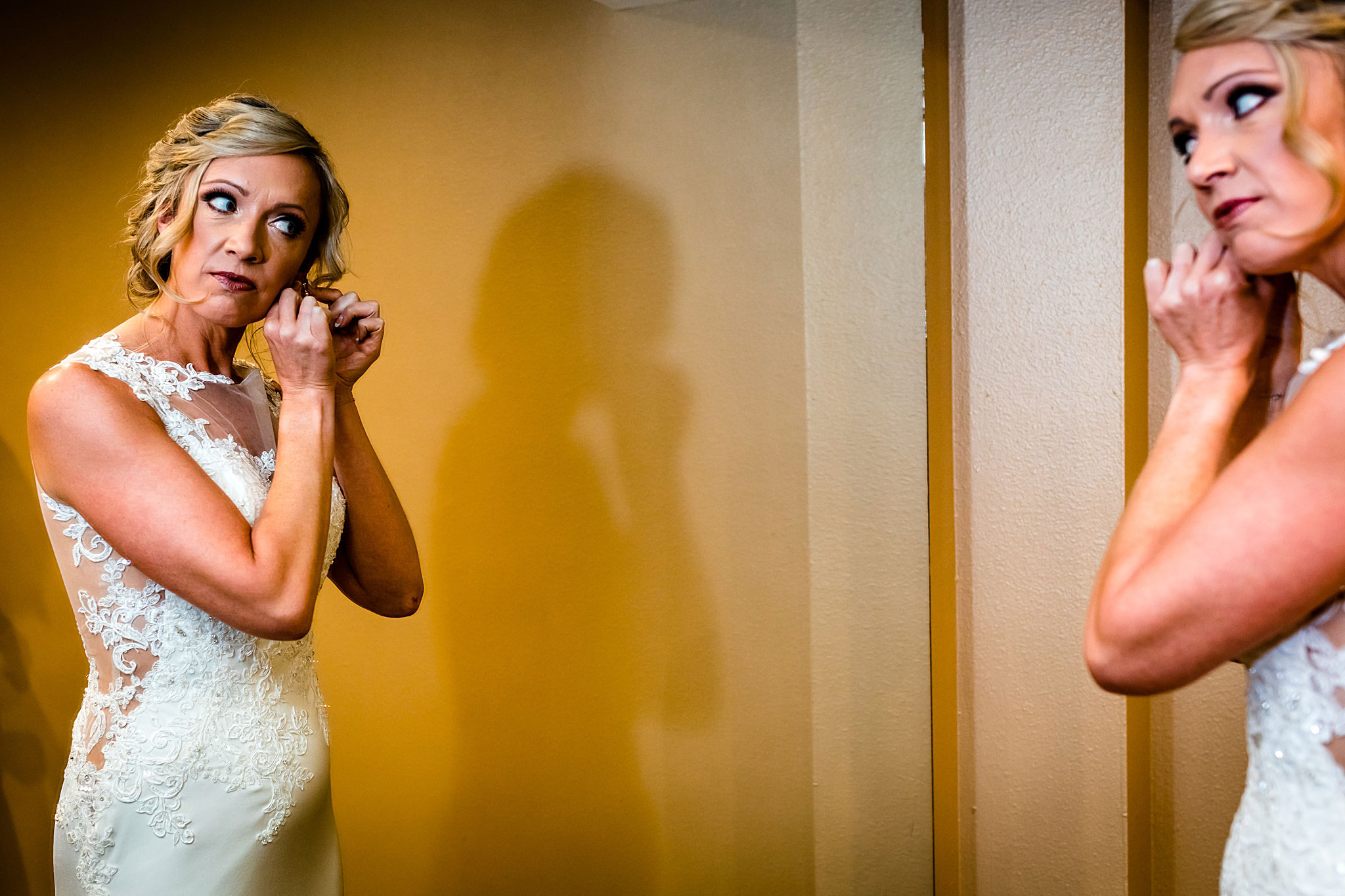 Bride putting on her jewelry. Kelli & Jason's golf course wedding at The Ranch Country Club by Colorado Wedding Photographer Jennifer Garza, Small wedding ideas, Intimate wedding, Golf Course Wedding, Country Club Wedding, Summer Wedding, Golf Wedding, Wedding planning, Colorado Wedding Photographer, Colorado Elopement Photographer, Colorado Elopement, Colorado Wedding, Denver Wedding Photographer, Denver Wedding, Wedding Inspiration, Summer Wedding Inspiration, Colorado Bride