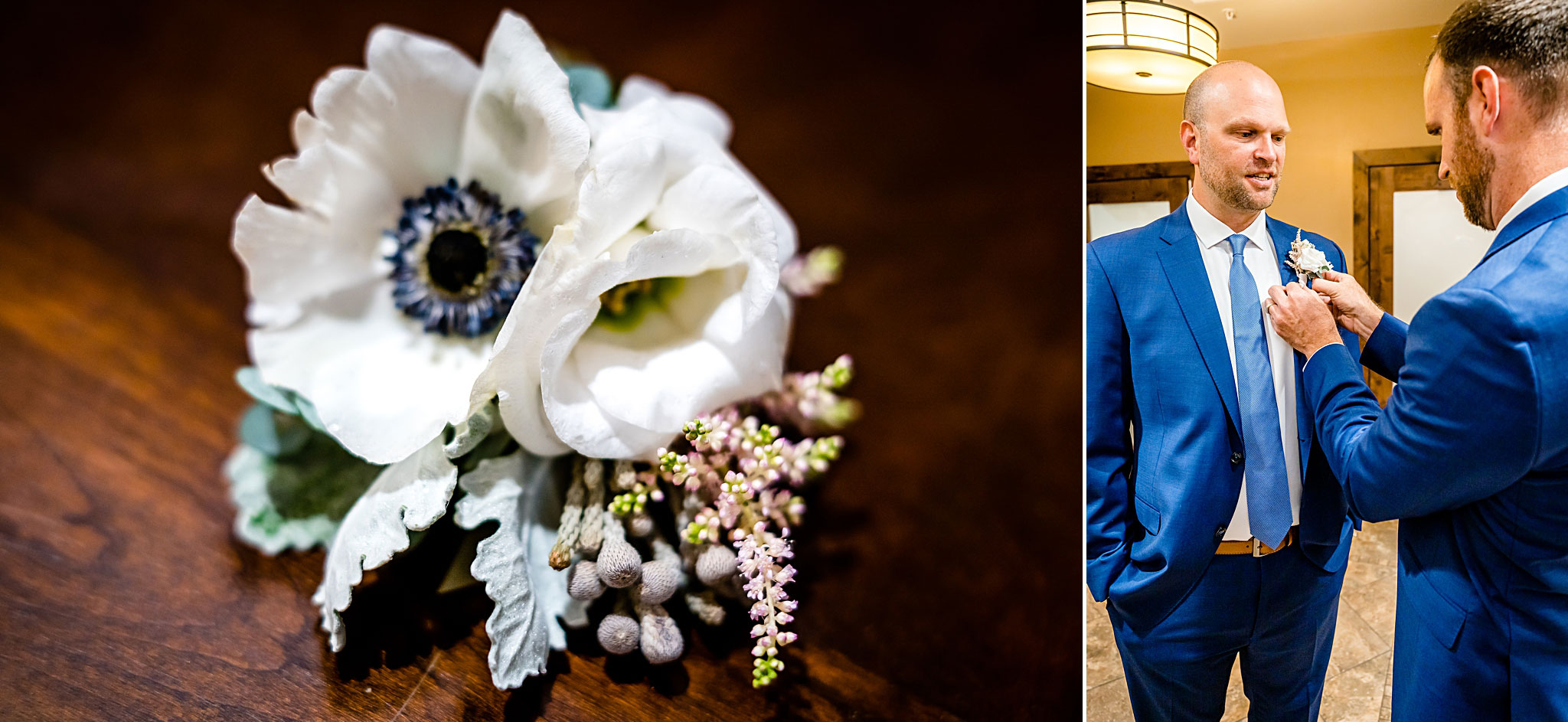 Best Man helping the Groom put boutonniere on. Kelli & Jason's golf course wedding at The Ranch Country Club by Colorado Wedding Photographer Jennifer Garza, Small wedding ideas, Intimate wedding, Golf Course Wedding, Country Club Wedding, Summer Wedding, Golf Wedding, Wedding planning, Colorado Wedding Photographer, Colorado Elopement Photographer, Colorado Elopement, Colorado Wedding, Denver Wedding Photographer, Denver Wedding, Wedding Inspiration, Summer Wedding Inspiration, Colorado Bride