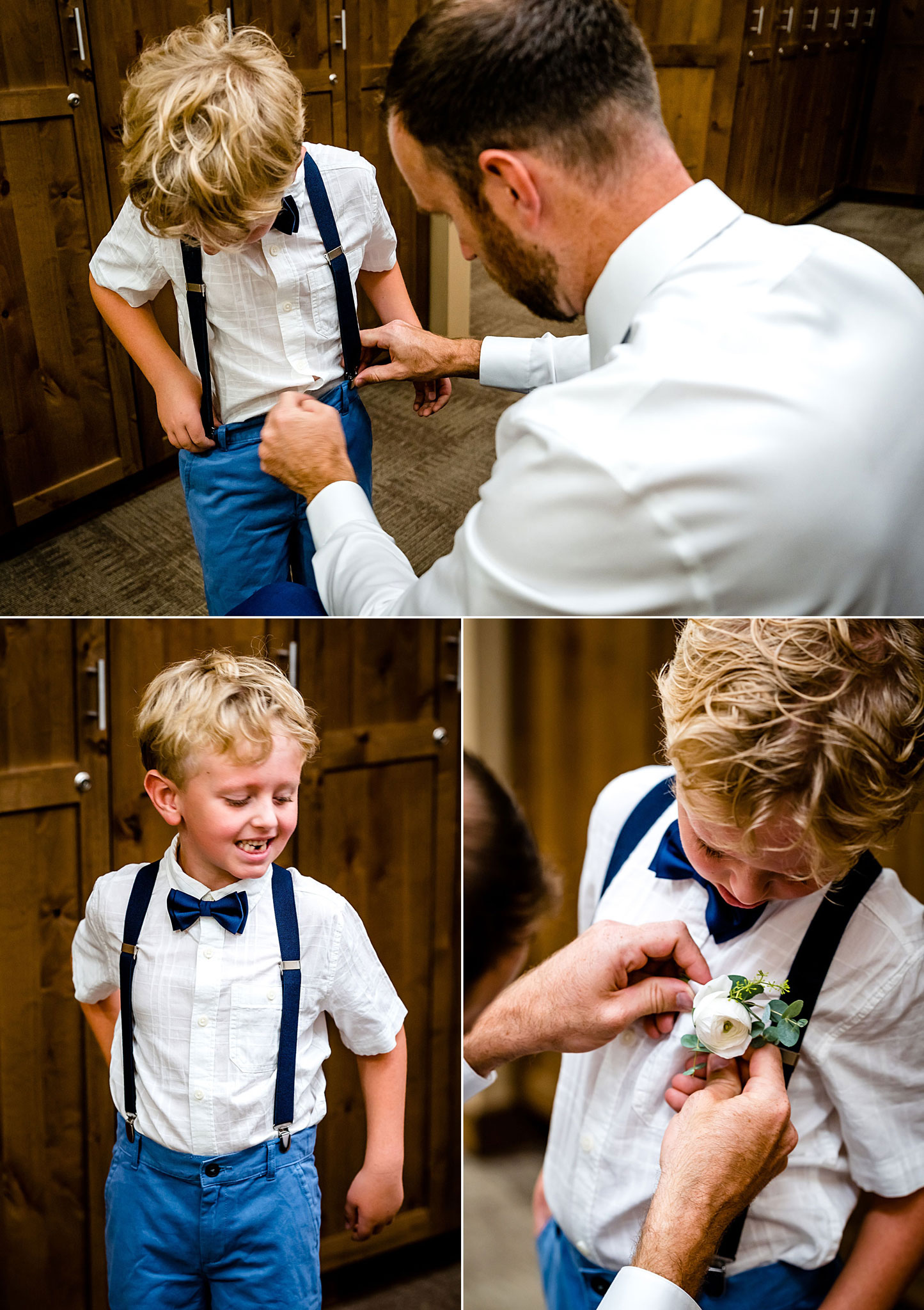 Ring Bearer getting ready for wedding. Kelli & Jason's golf course wedding at The Ranch Country Club by Colorado Wedding Photographer Jennifer Garza, Small wedding ideas, Intimate wedding, Golf Course Wedding, Country Club Wedding, Summer Wedding, Golf Wedding, Wedding planning, Colorado Wedding Photographer, Colorado Elopement Photographer, Colorado Elopement, Colorado Wedding, Denver Wedding Photographer, Denver Wedding, Wedding Inspiration, Summer Wedding Inspiration, Colorado Bride