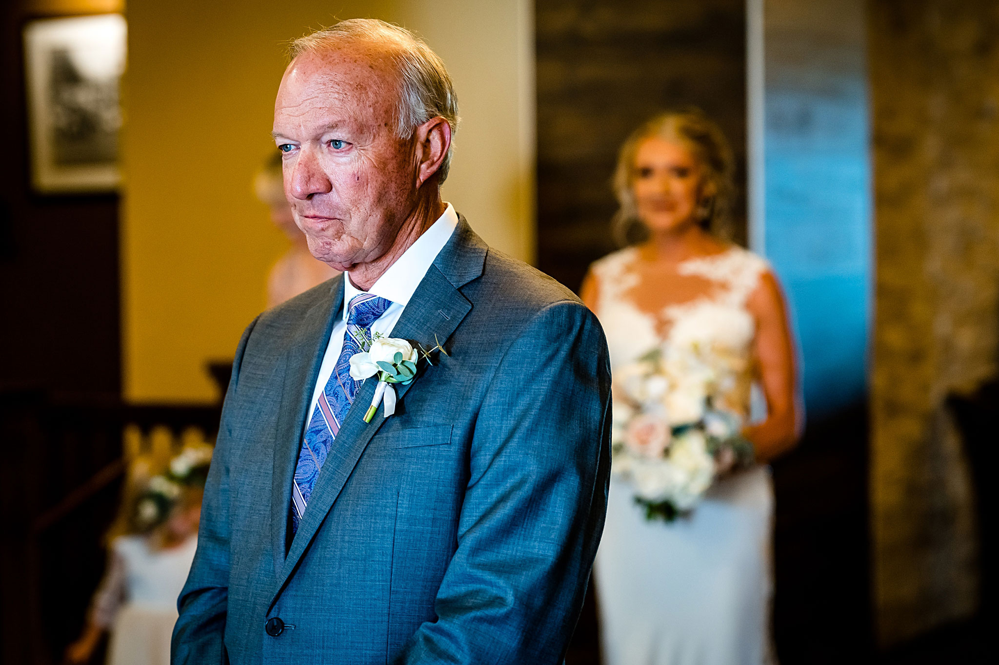 First Look between Father and the Bride. Kelli & Jason's golf course wedding at The Ranch Country Club by Colorado Wedding Photographer Jennifer Garza, Small wedding ideas, Intimate wedding, Golf Course Wedding, Country Club Wedding, Summer Wedding, Golf Wedding, Wedding planning, Colorado Wedding Photographer, Colorado Elopement Photographer, Colorado Elopement, Colorado Wedding, Denver Wedding Photographer, Denver Wedding, Wedding Inspiration, Summer Wedding Inspiration, Colorado Bride