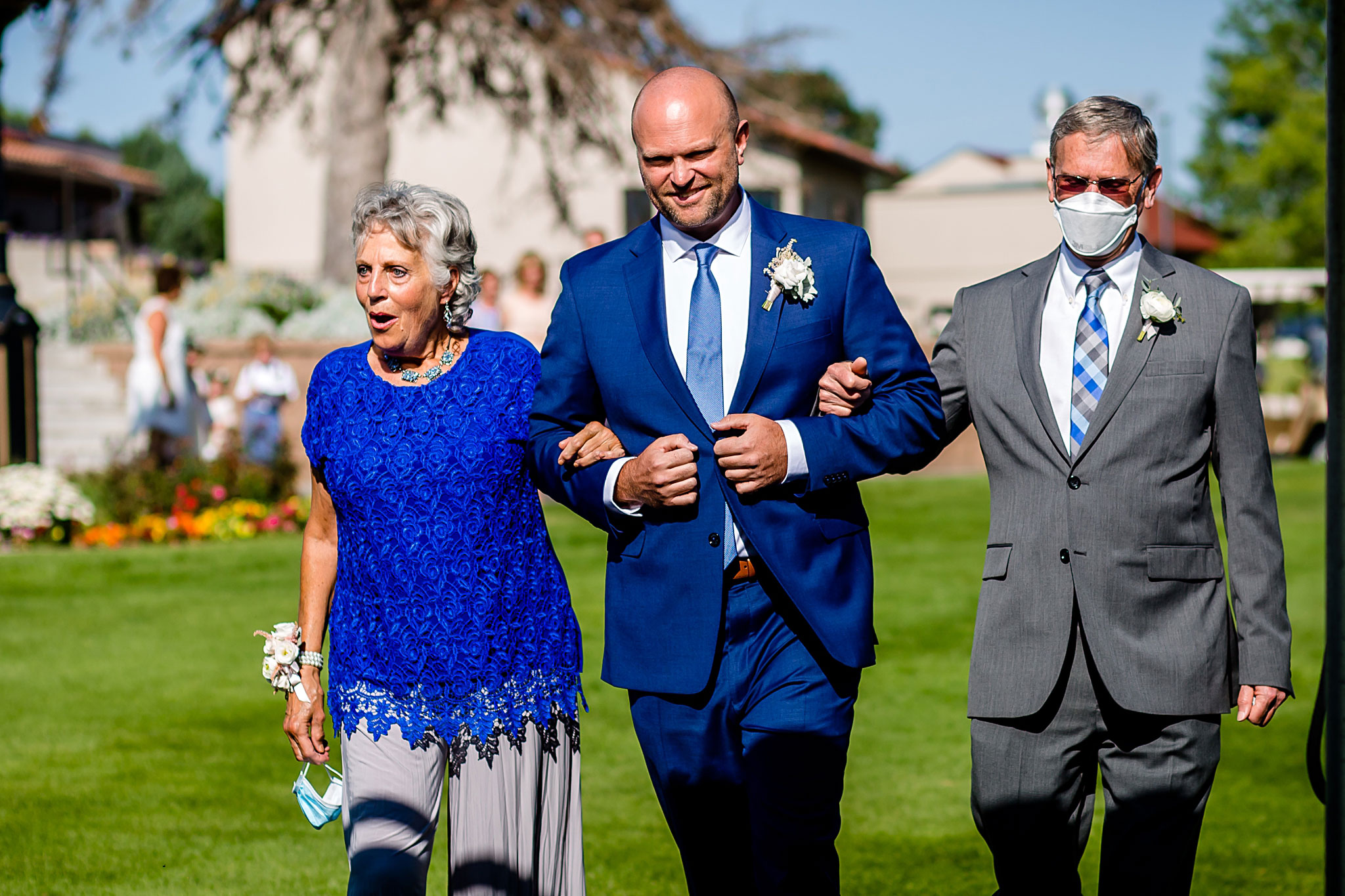 Groom walking his parents down the aisle. Kelli & Jason's golf course wedding at The Ranch Country Club by Colorado Wedding Photographer Jennifer Garza, Small wedding ideas, Intimate wedding, Golf Course Wedding, Country Club Wedding, Summer Wedding, Golf Wedding, Wedding planning, Colorado Wedding Photographer, Colorado Elopement Photographer, Colorado Elopement, Colorado Wedding, Denver Wedding Photographer, Denver Wedding, Wedding Inspiration, Summer Wedding Inspiration, Colorado Bride