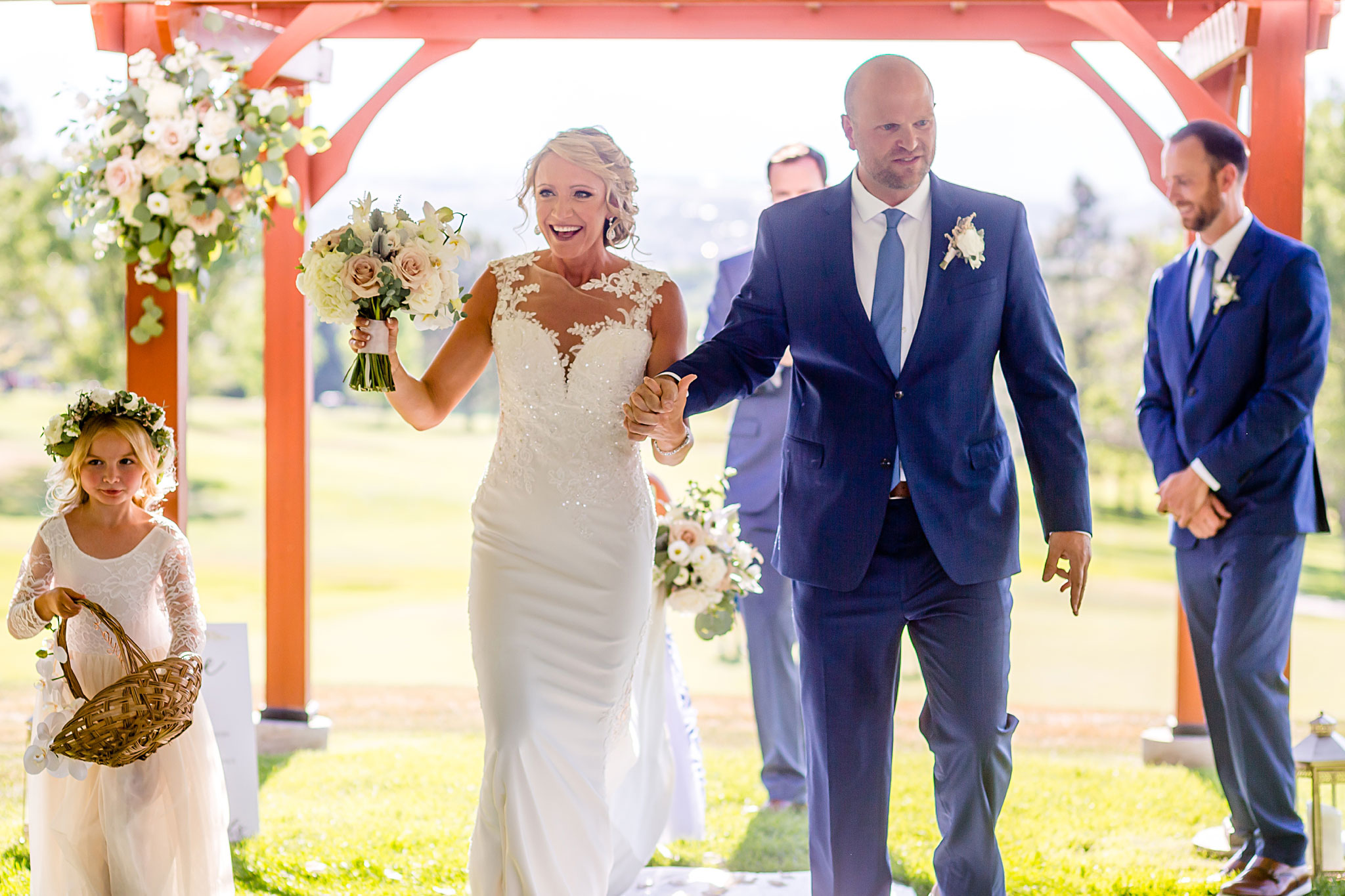 Bride and Groom walking up the aisle. Kelli & Jason's golf course wedding at The Ranch Country Club by Colorado Wedding Photographer Jennifer Garza, Small wedding ideas, Intimate wedding, Golf Course Wedding, Country Club Wedding, Summer Wedding, Golf Wedding, Wedding planning, Colorado Wedding Photographer, Colorado Elopement Photographer, Colorado Elopement, Colorado Wedding, Denver Wedding Photographer, Denver Wedding, Wedding Inspiration, Summer Wedding Inspiration, Covid Wedding