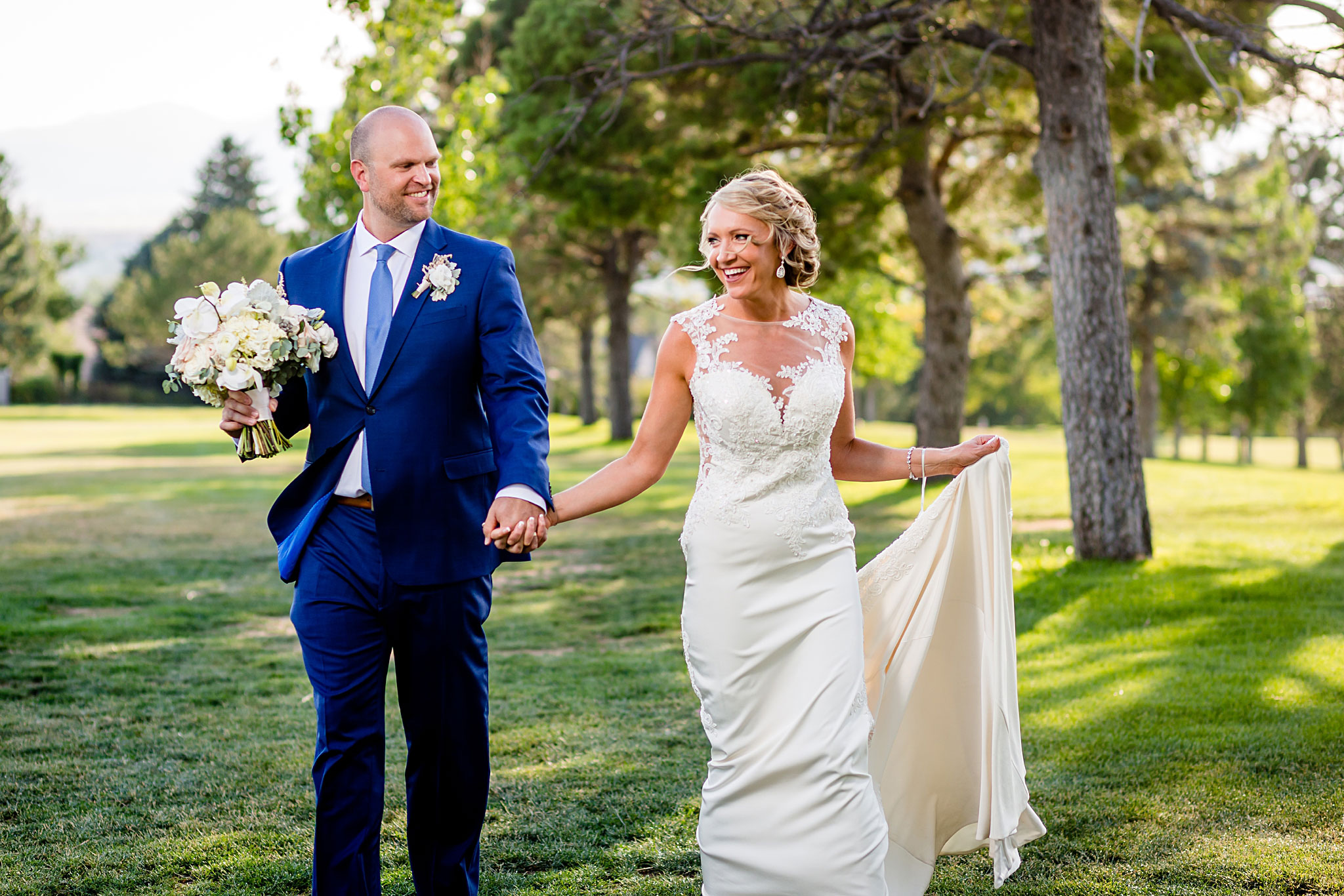 Bride and Groom walking together. Kelli & Jason's golf course wedding at The Ranch Country Club by Colorado Wedding Photographer Jennifer Garza, Small wedding ideas, Intimate wedding, Golf Course Wedding, Country Club Wedding, Summer Wedding, Golf Wedding, Wedding planning, Colorado Wedding Photographer, Colorado Elopement Photographer, Colorado Elopement, Colorado Wedding, Denver Wedding Photographer, Denver Wedding, Wedding Inspiration, Summer Wedding Inspiration, Covid Wedding