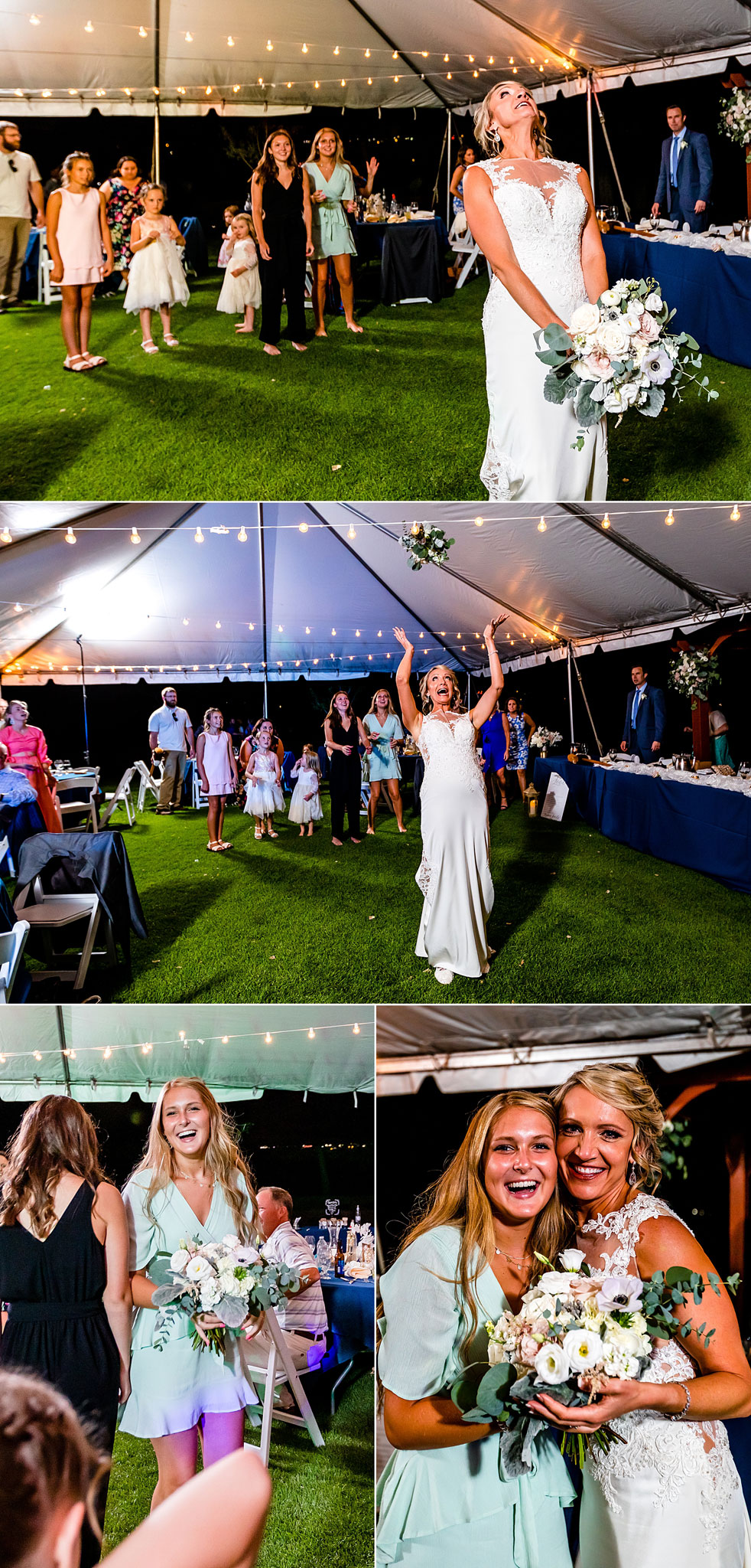 Bride throwing her bouquet to the single ladies. Kelli & Jason's golf course wedding at The Ranch Country Club by Colorado Wedding Photographer Jennifer Garza, Small wedding ideas, Intimate wedding, Golf Course Wedding, Country Club Wedding, Summer Wedding, Golf Wedding, Wedding planning, Colorado Wedding Photographer, Colorado Elopement Photographer, Colorado Elopement, Colorado Wedding, Denver Wedding Photographer, Denver Wedding, Wedding Inspiration, Summer Wedding Inspiration, Covid Wedding