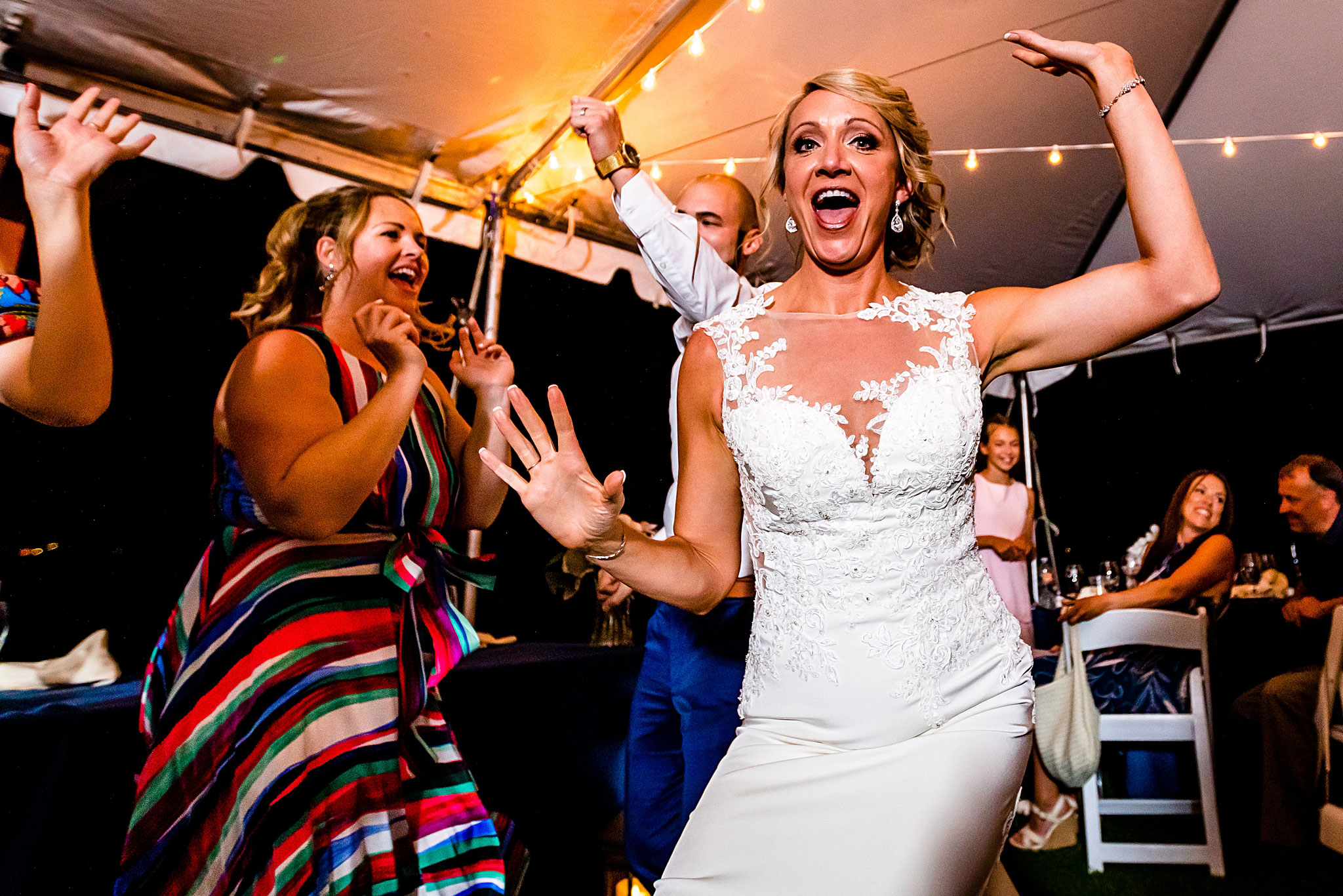 Bride and guests dancing during the reception. Kelli & Jason's golf course wedding at The Ranch Country Club by Colorado Wedding Photographer Jennifer Garza, Small wedding ideas, Intimate wedding, Golf Course Wedding, Country Club Wedding, Summer Wedding, Golf Wedding, Wedding planning, Colorado Wedding Photographer, Colorado Elopement Photographer, Colorado Elopement, Colorado Wedding, Denver Wedding Photographer, Denver Wedding, Wedding Inspiration, Summer Wedding Inspiration, Covid Wedding